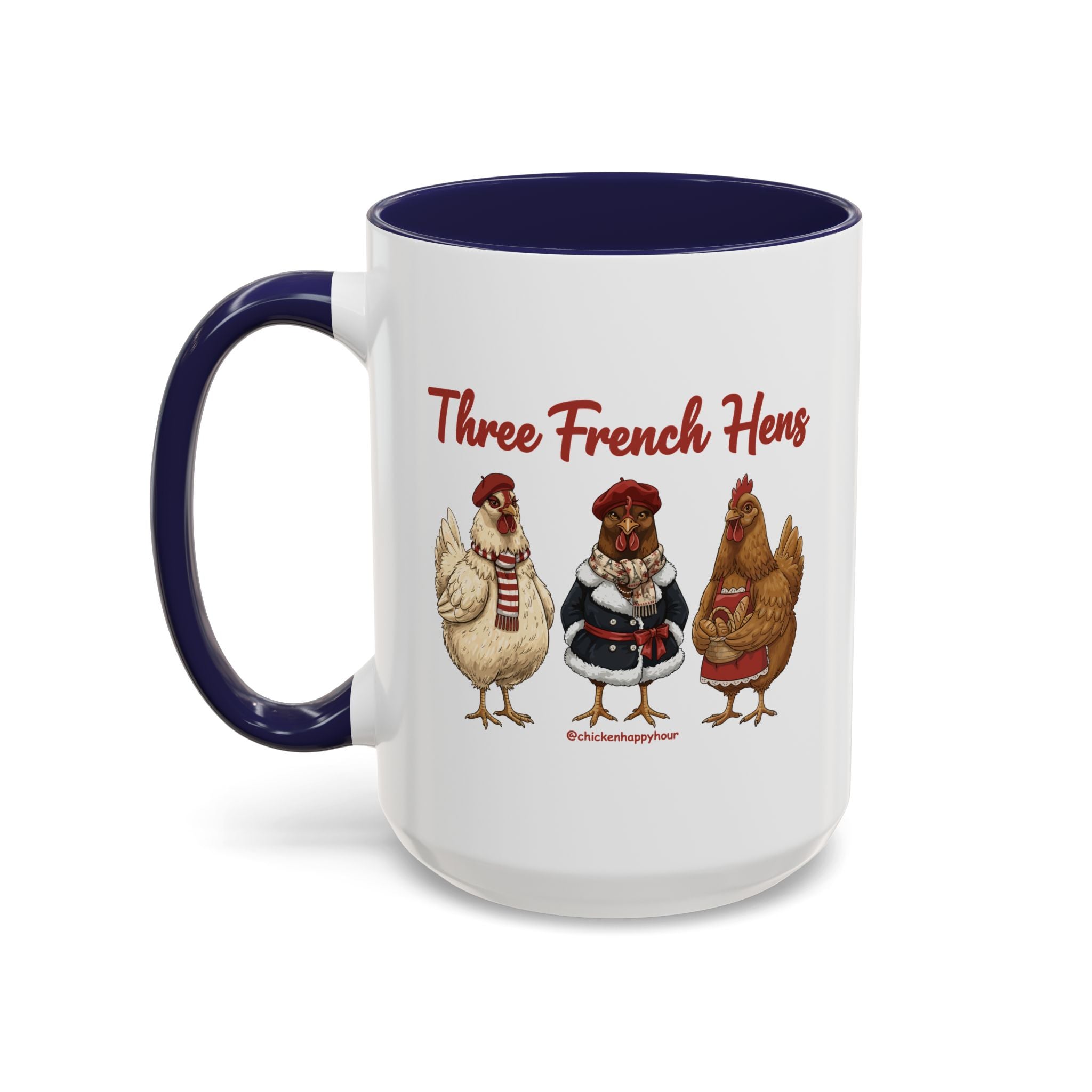 Three French Hens Coffee Mug