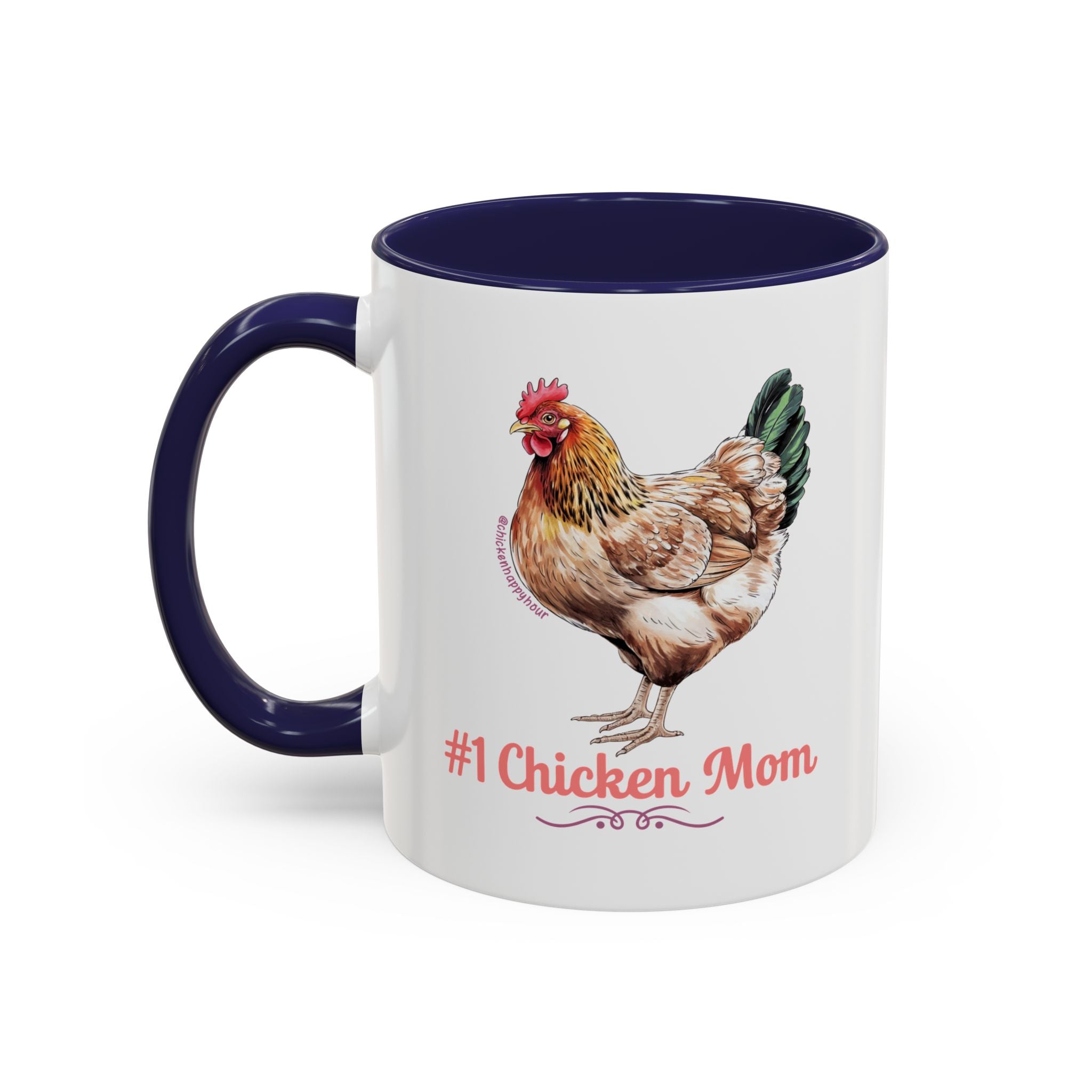 #1 Chicken Mom Coffee Mug