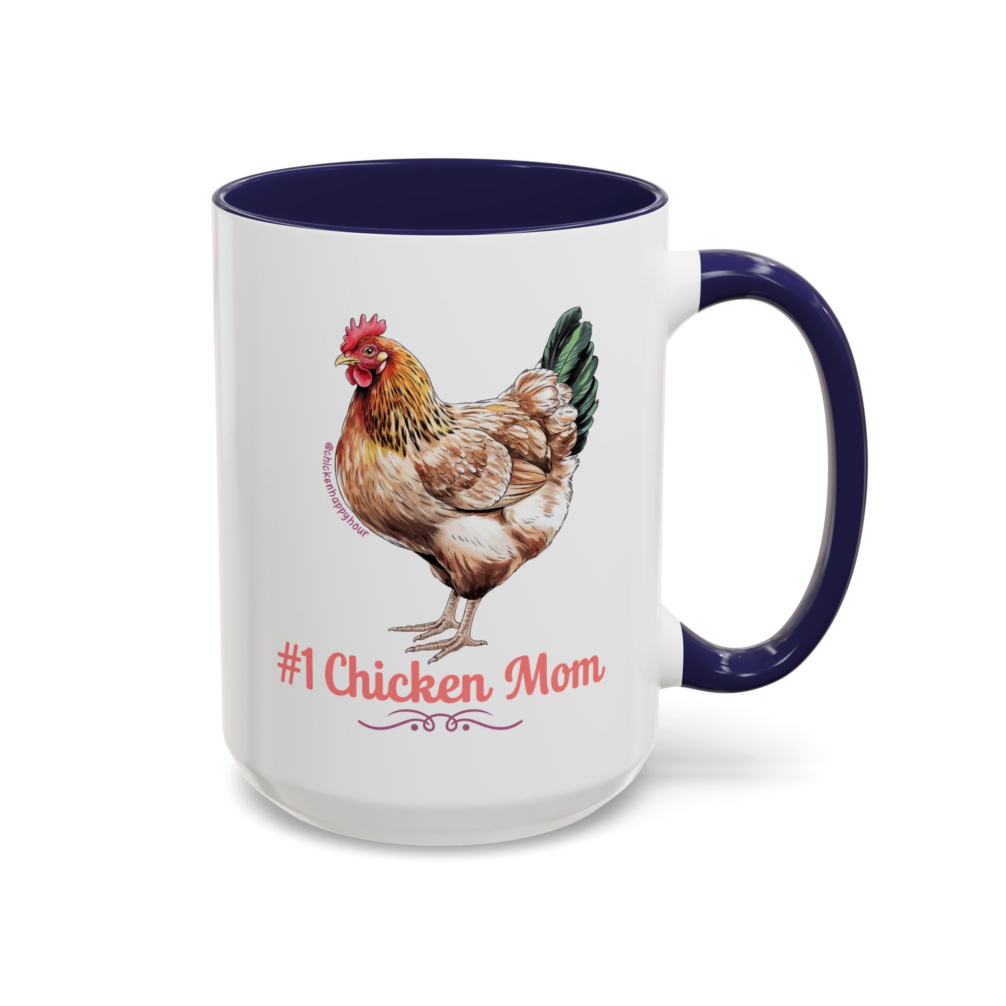 #1 Chicken Mom Coffee Mug