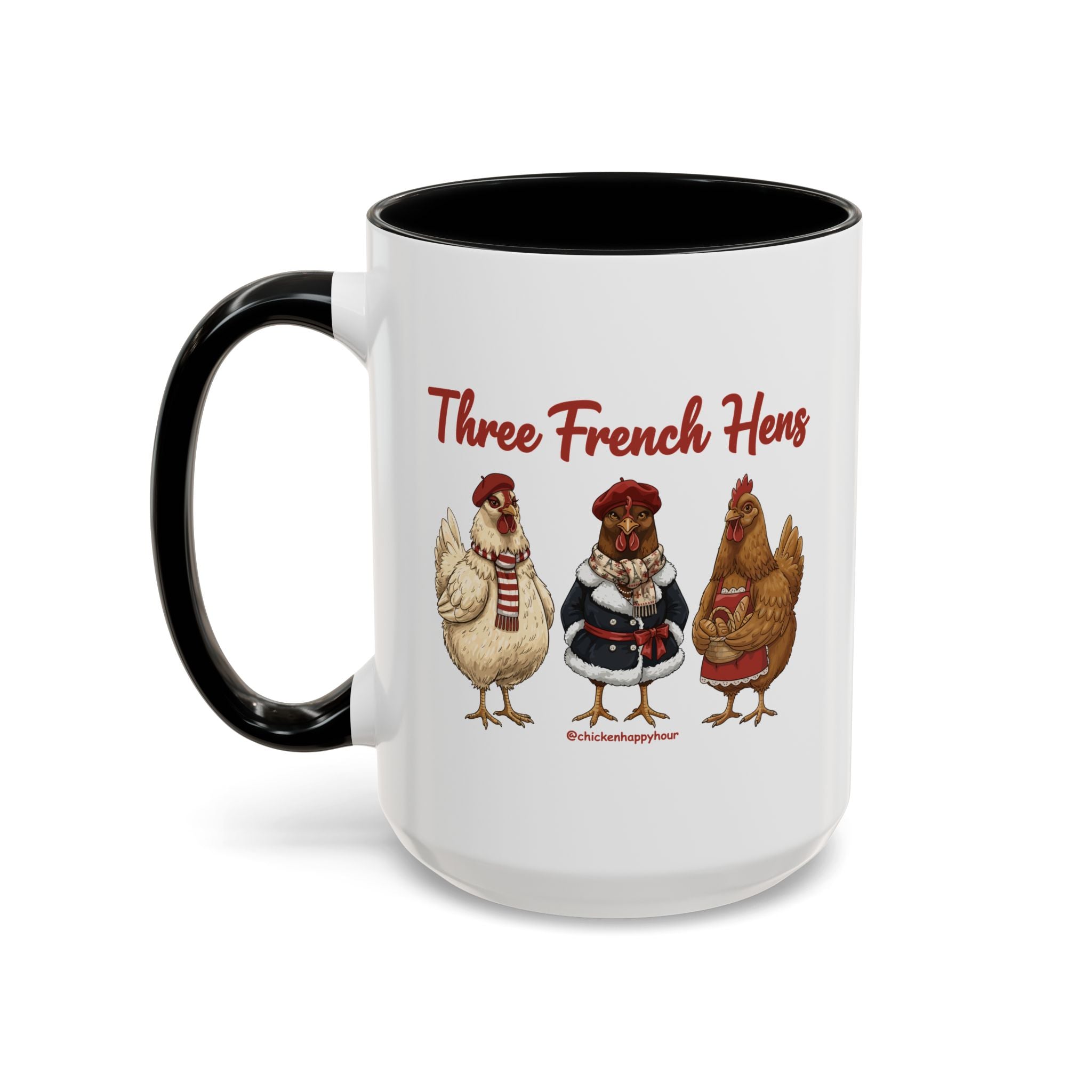 Three French Hens Coffee Mug