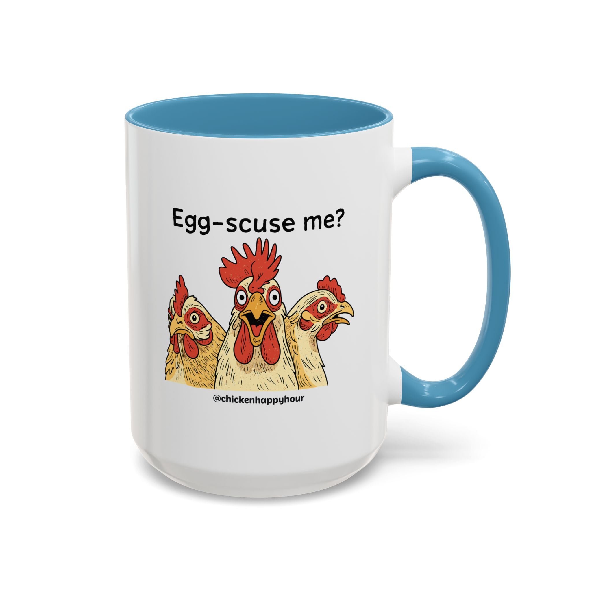 Egg-Scuse Me Coffee Mug