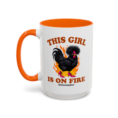 This Girl Is on Fire Coffee Mug