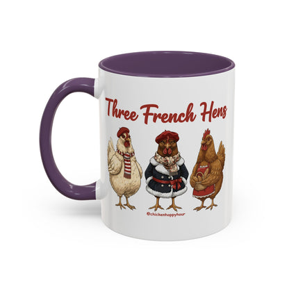 Three French Hens Coffee Mug
