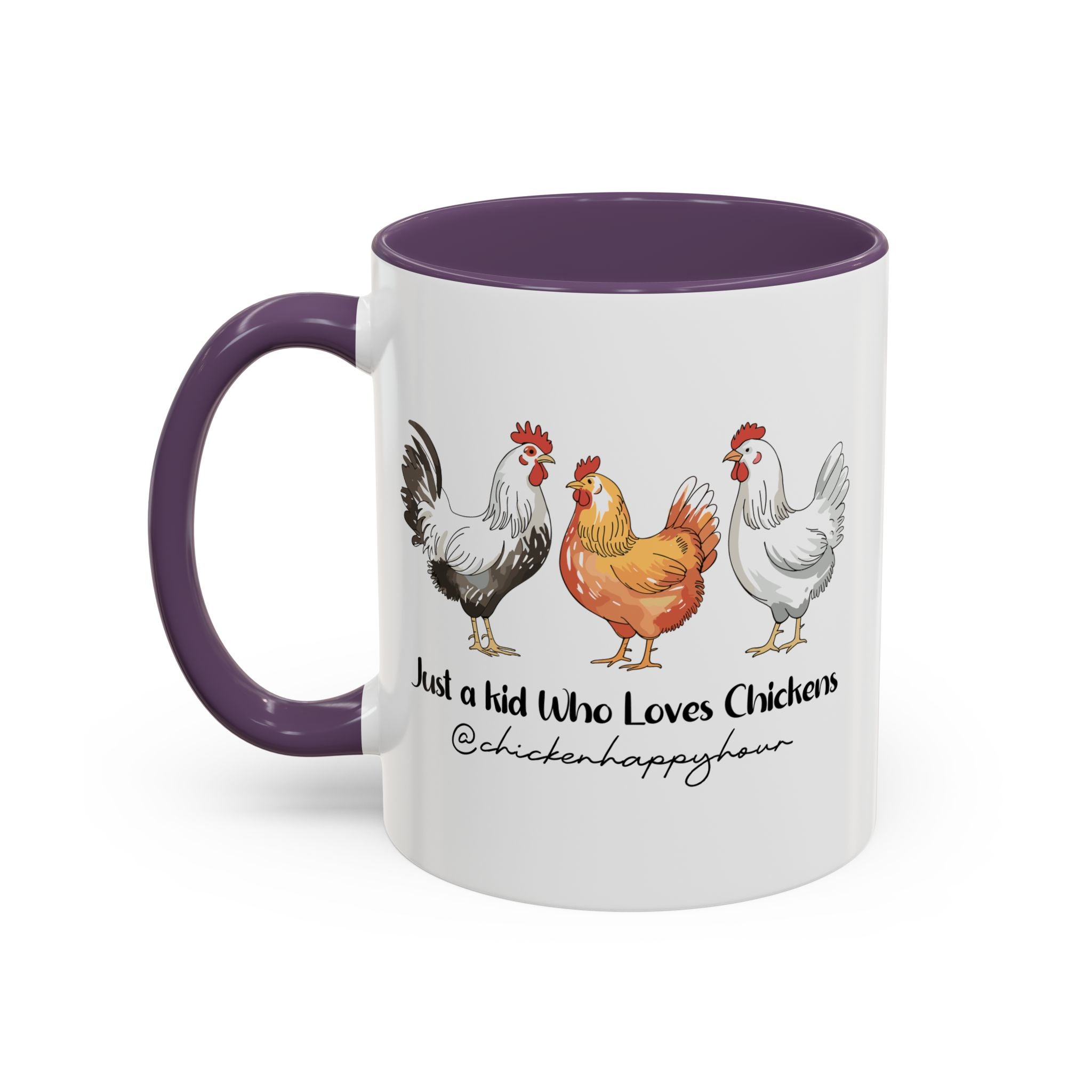 Just a kid Who Loves Chickens Coffee Mug