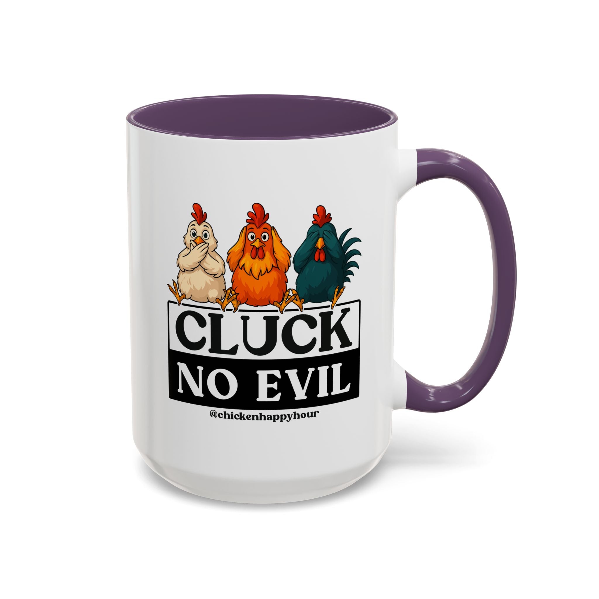 Cluck, No Evil Coffee Mug