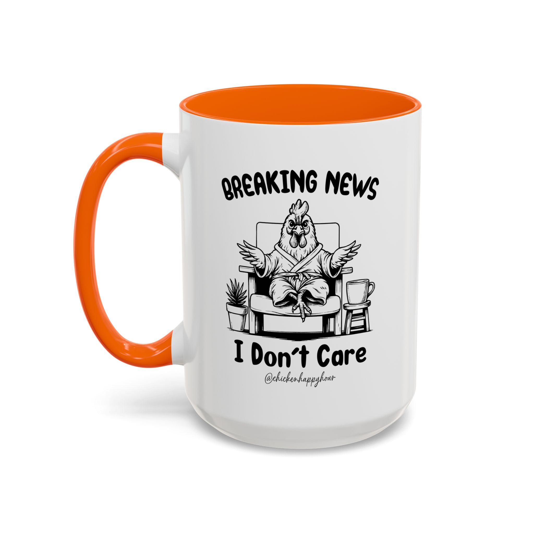 Breaking News I Don't Care Coffee Mug