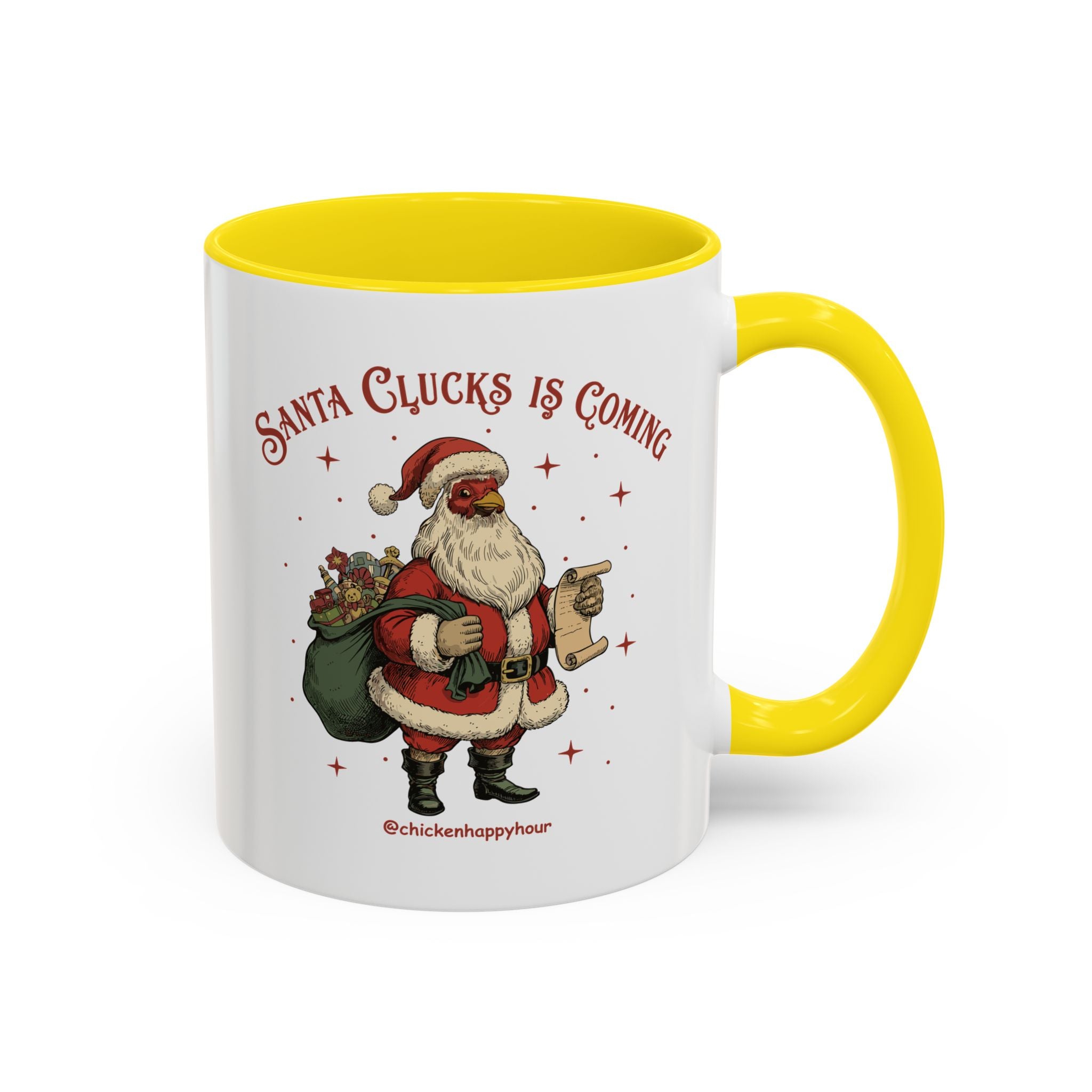 Santa Clucks Is Coming Coffee Mug