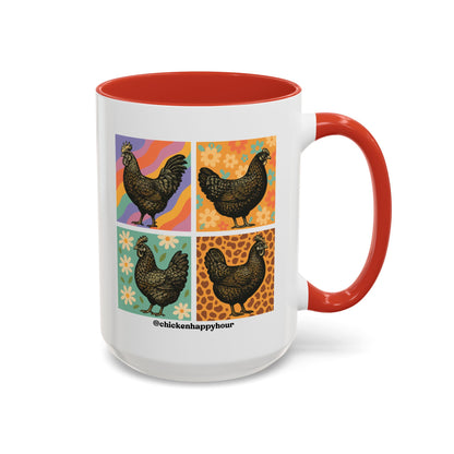 Retro Chicken Coffee Mug