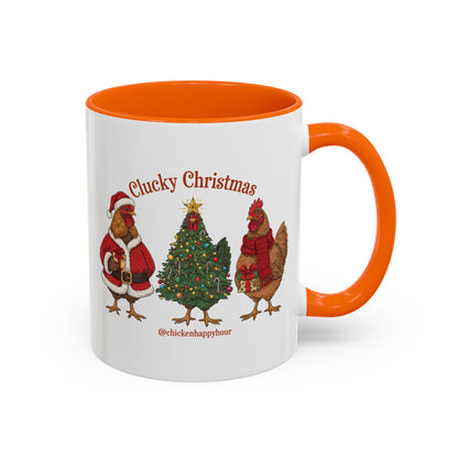 Clucky Christmas Coffee Mug