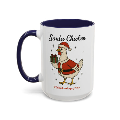 Santa Chicken Coffee Mug