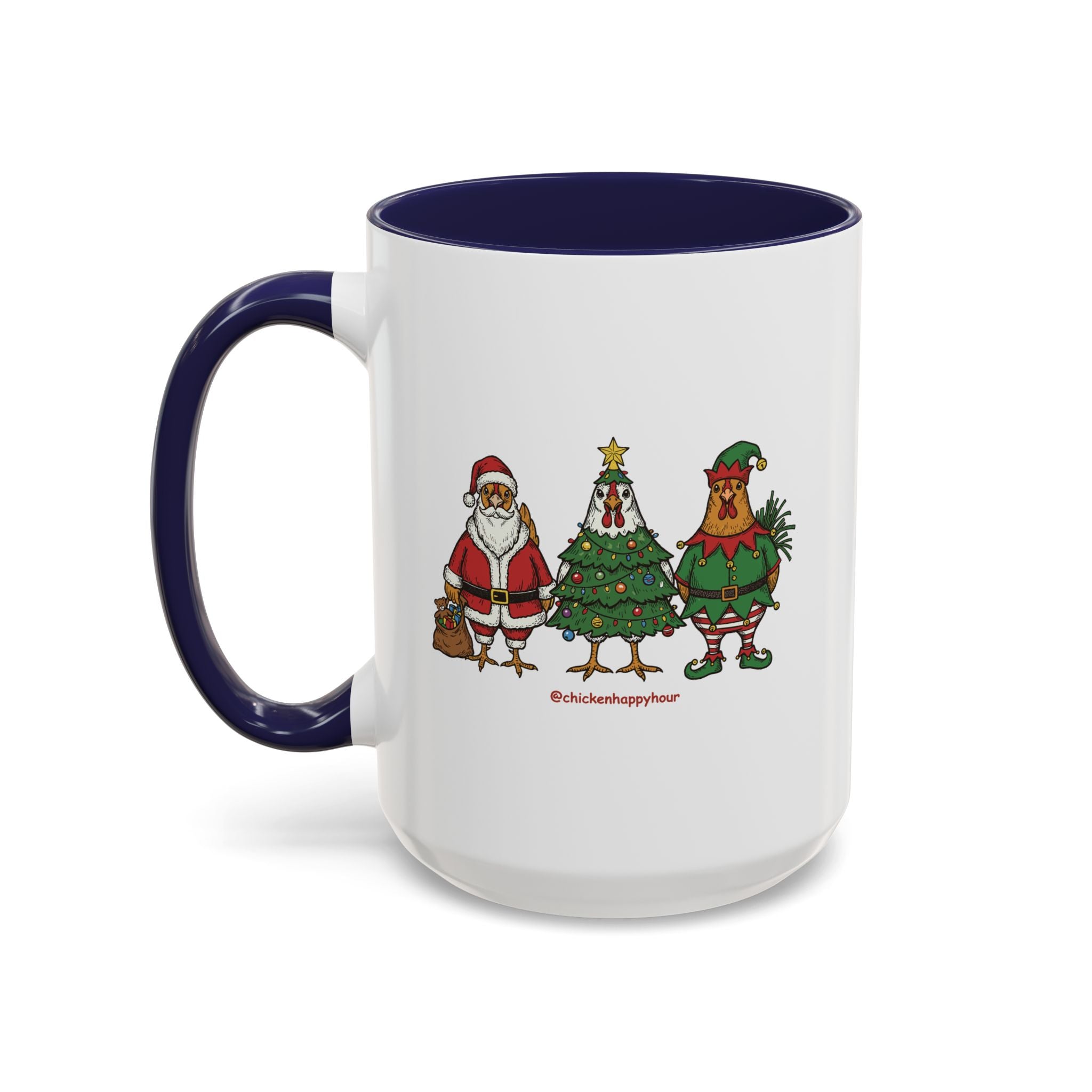 Christmas Chicken Coffee Mug