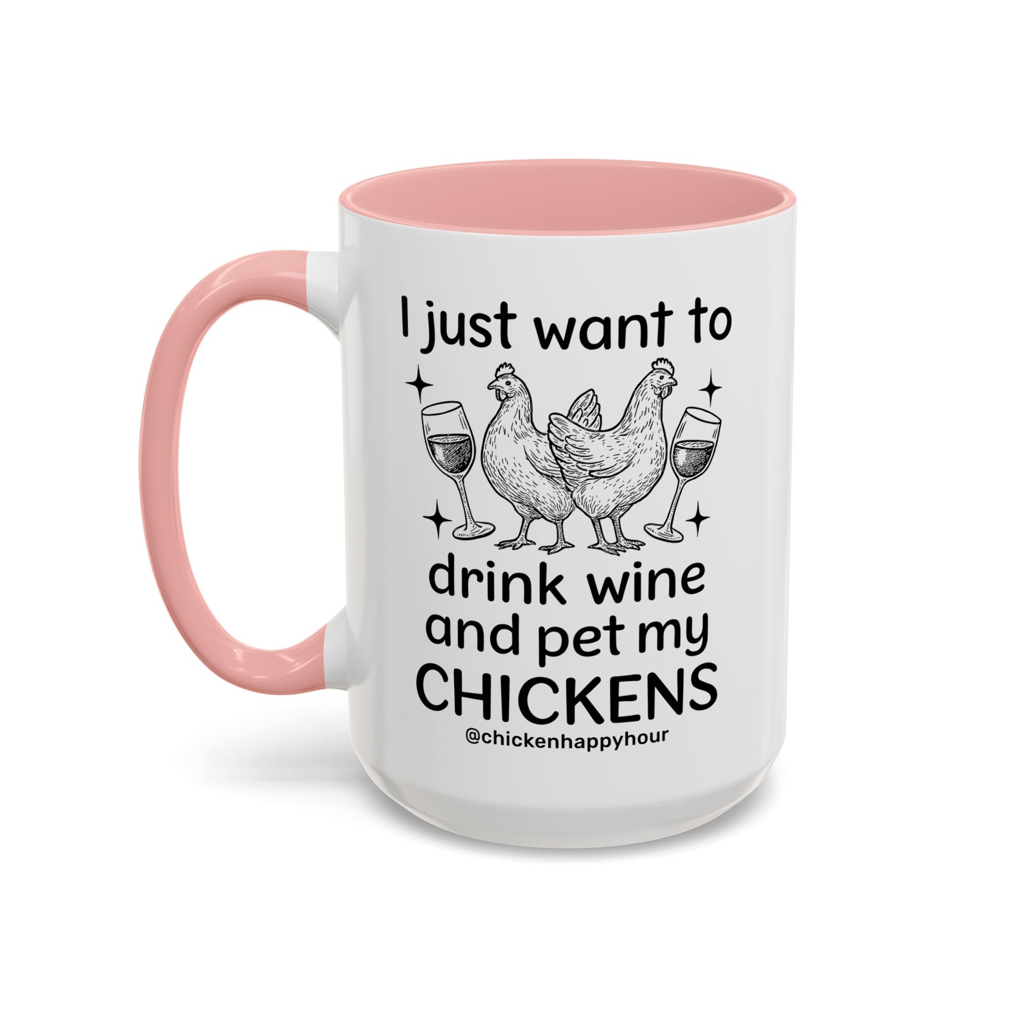 Wine and Chickens Coffee Mug