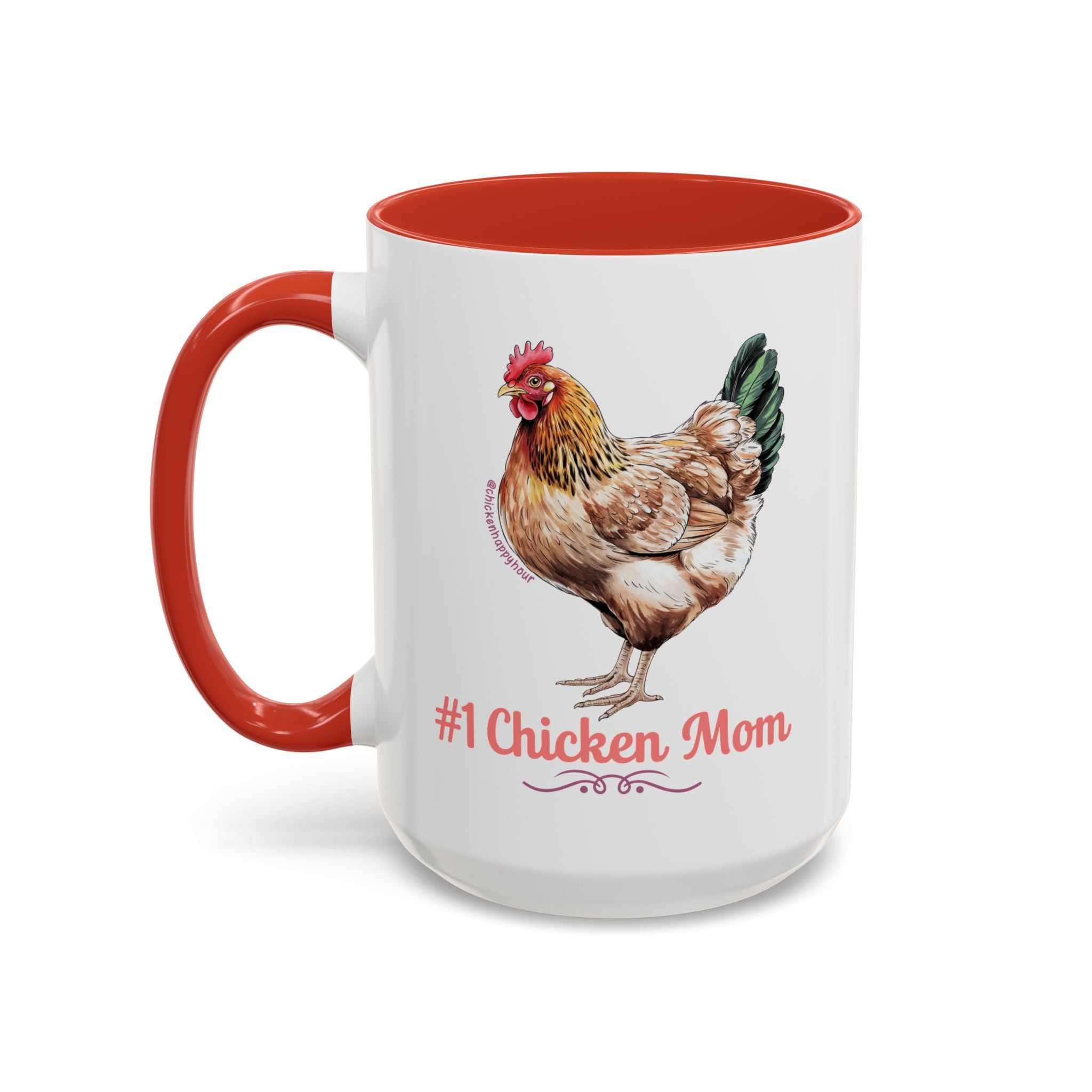 #1 Chicken Mom Coffee Mug