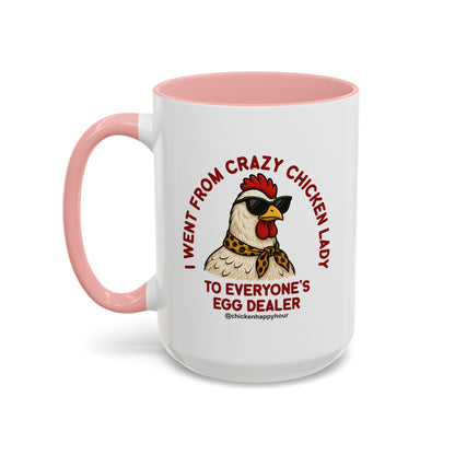 Went From Crazy Chicken Lady Coffee Mug