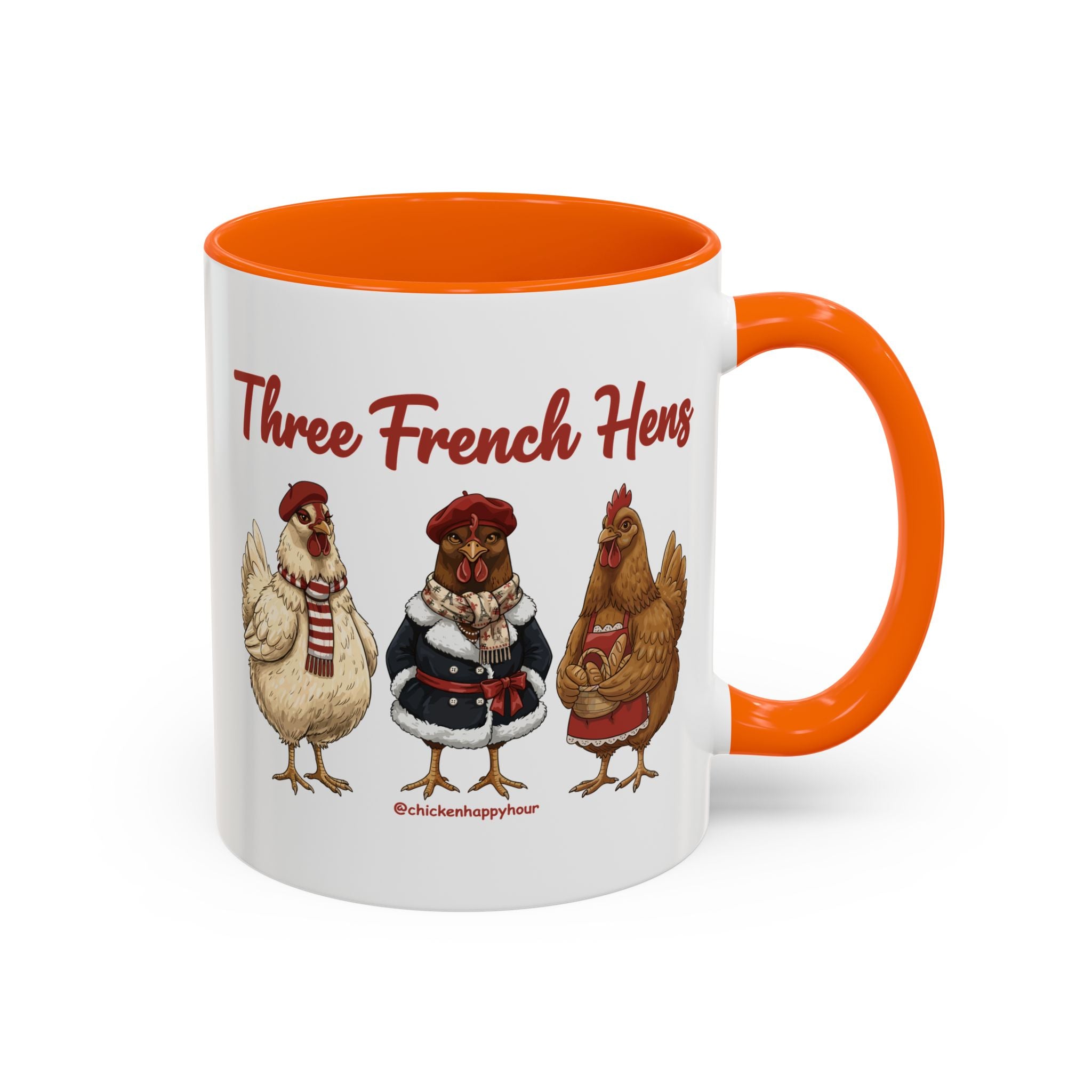 Three French Hens Coffee Mug