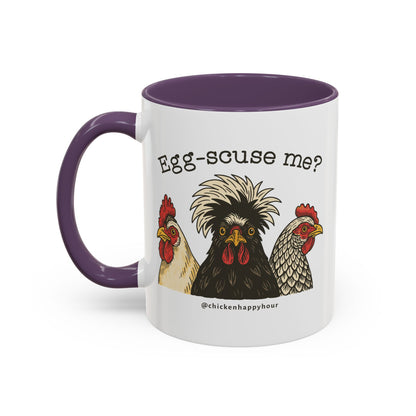 Egg-scuse Me Coffee Mug