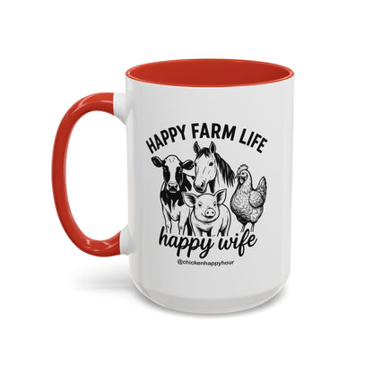 Happy Farm Life Happy Wife 01 Coffee Mug
