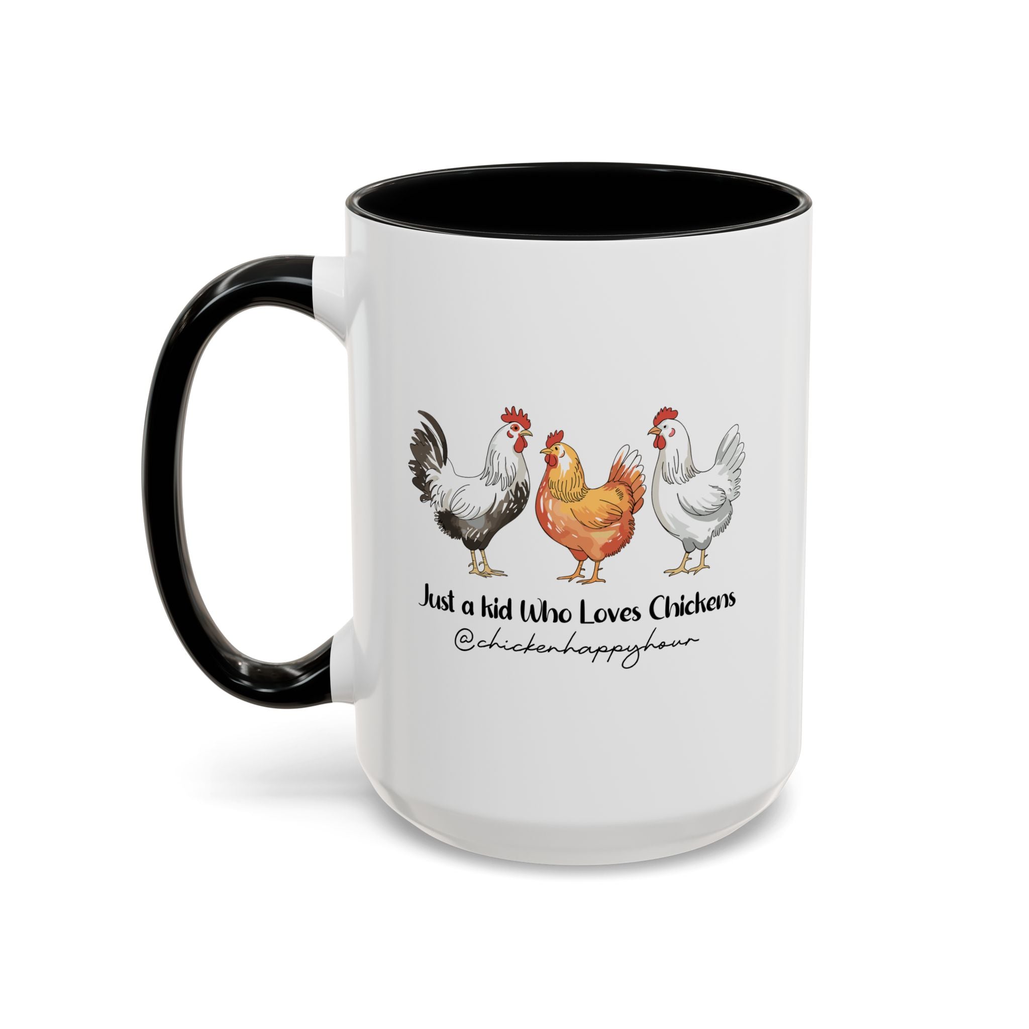 Just a kid Who Loves Chickens Coffee Mug