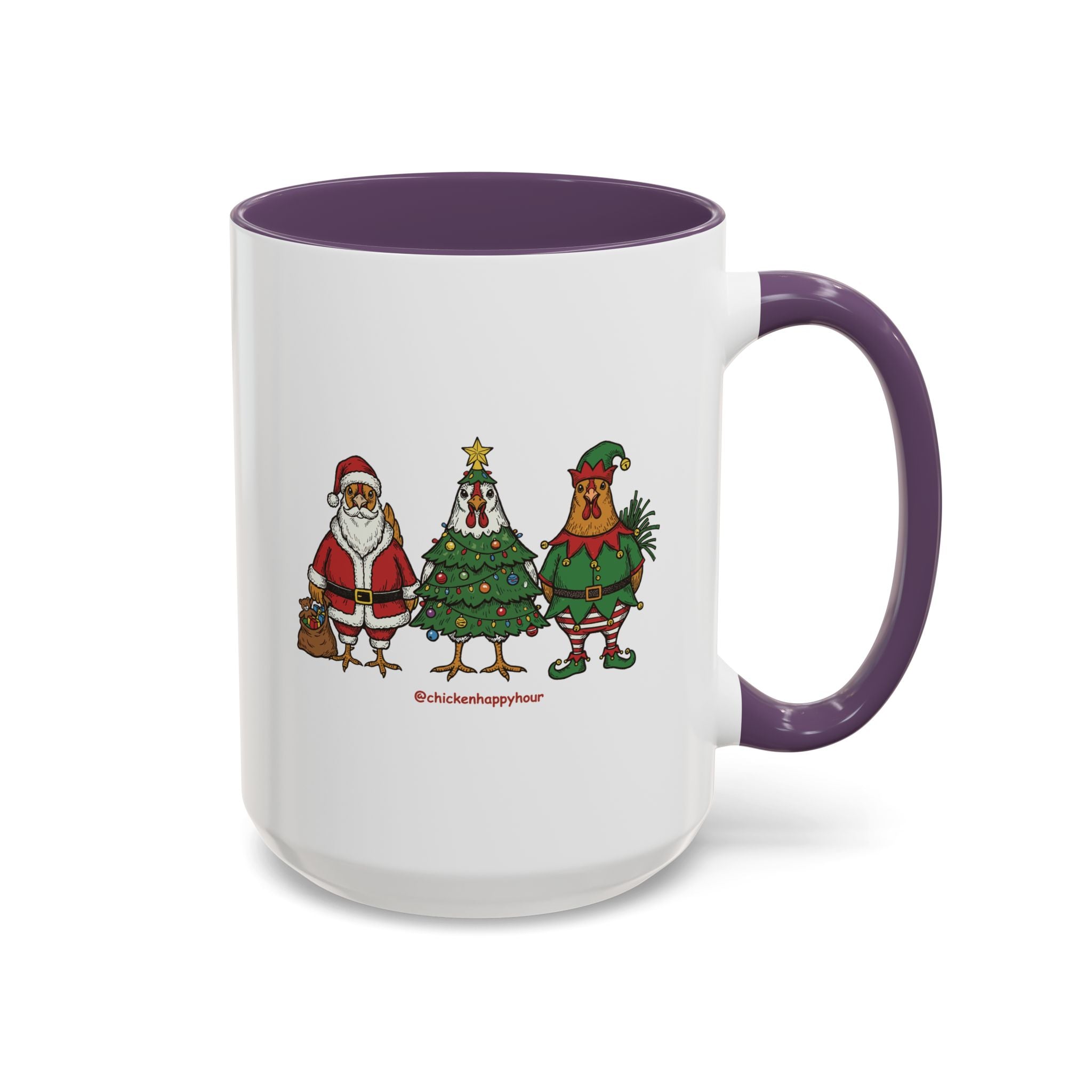 Christmas Chicken Coffee Mug