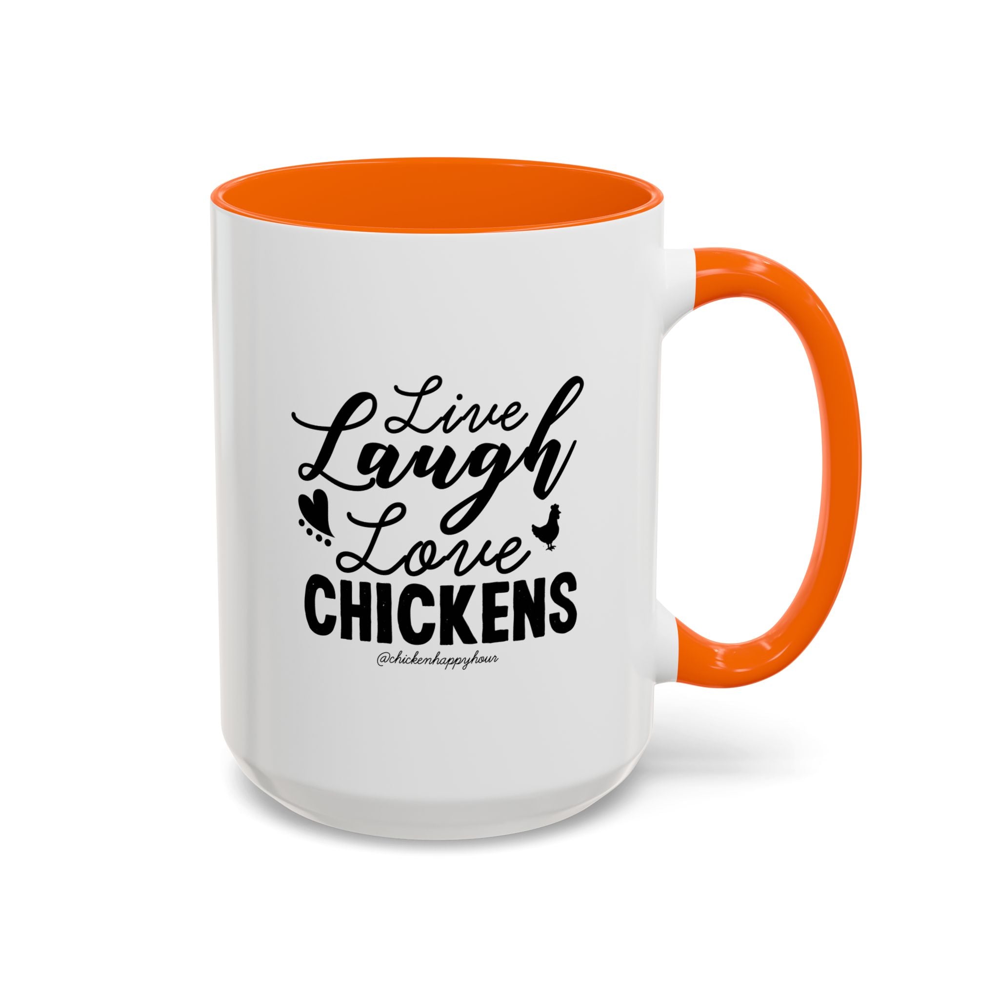 Live Laugh Love Chickens Coffee Mug