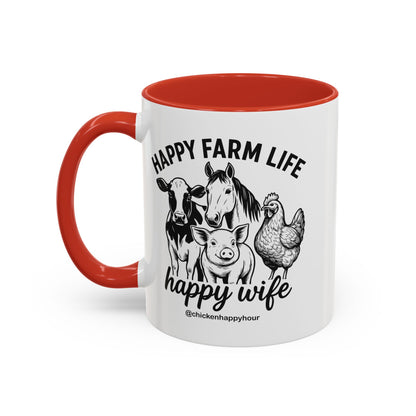 Happy Farm Life Happy Wife 01 Coffee Mug
