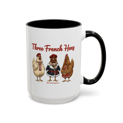 Three French Hens Coffee Mug