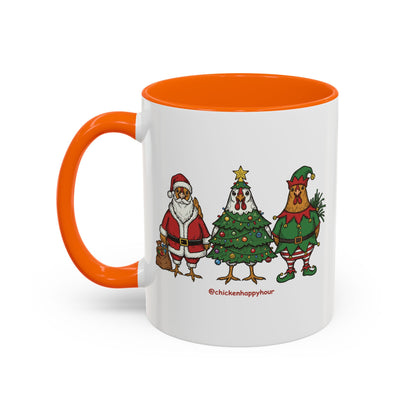 Christmas Chicken Coffee Mug