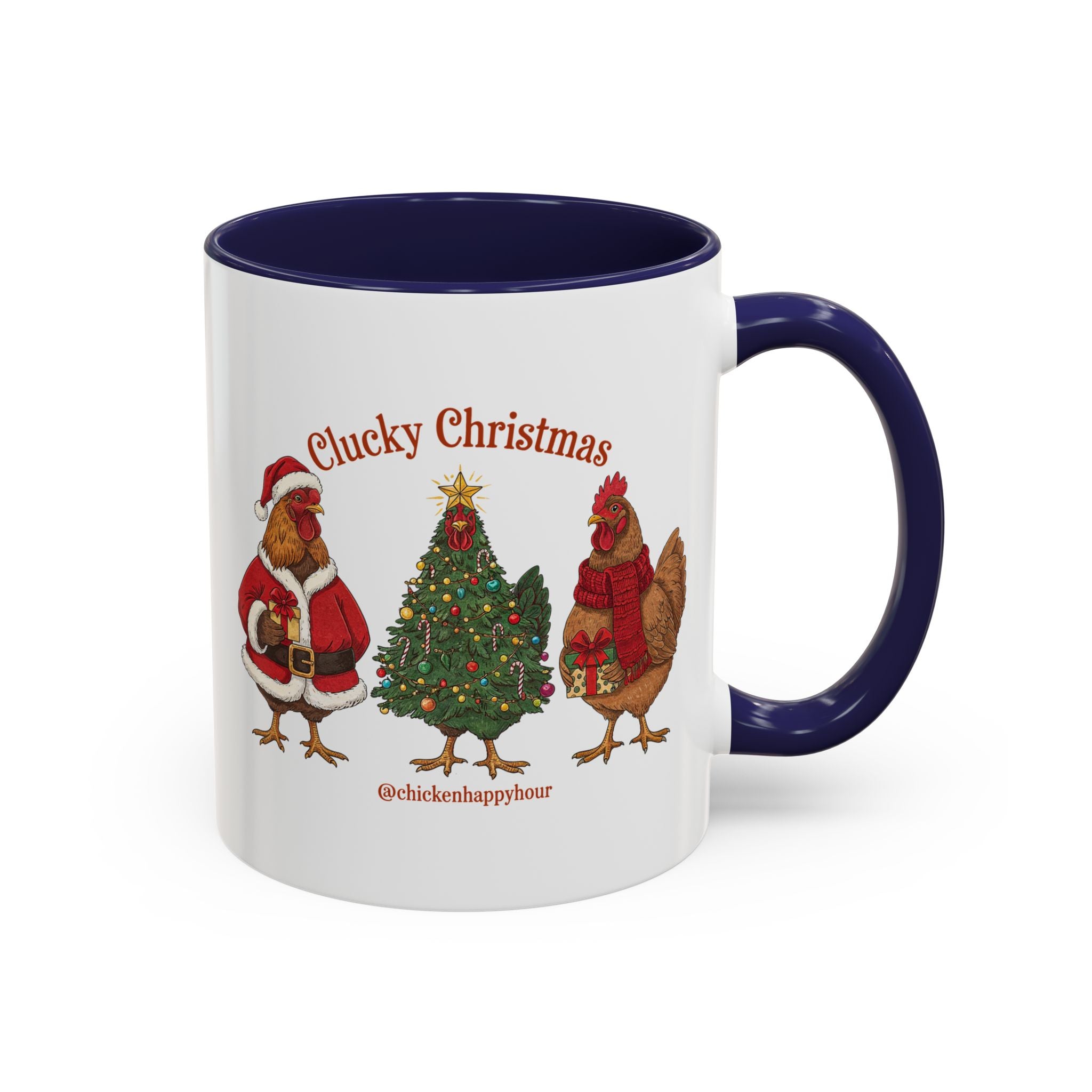 Clucky Christmas Coffee Mug