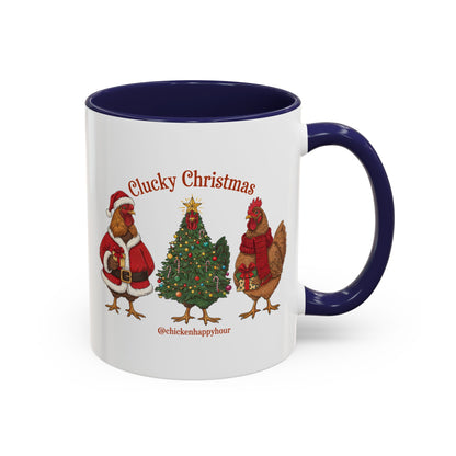 Clucky Christmas Coffee Mug