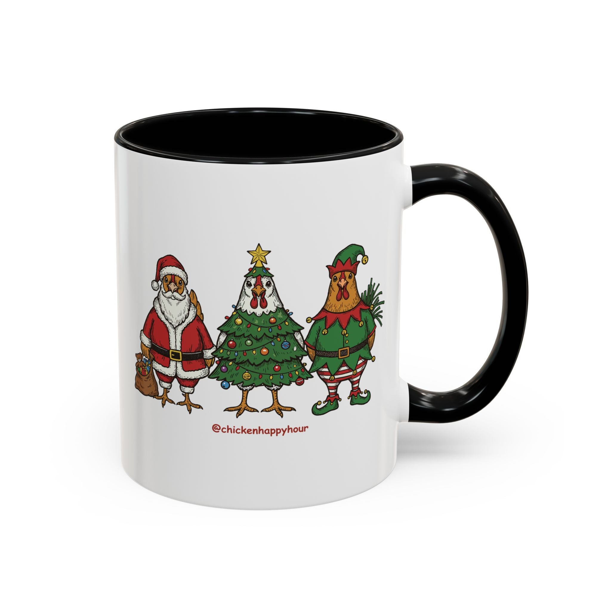 Christmas Chicken Coffee Mug