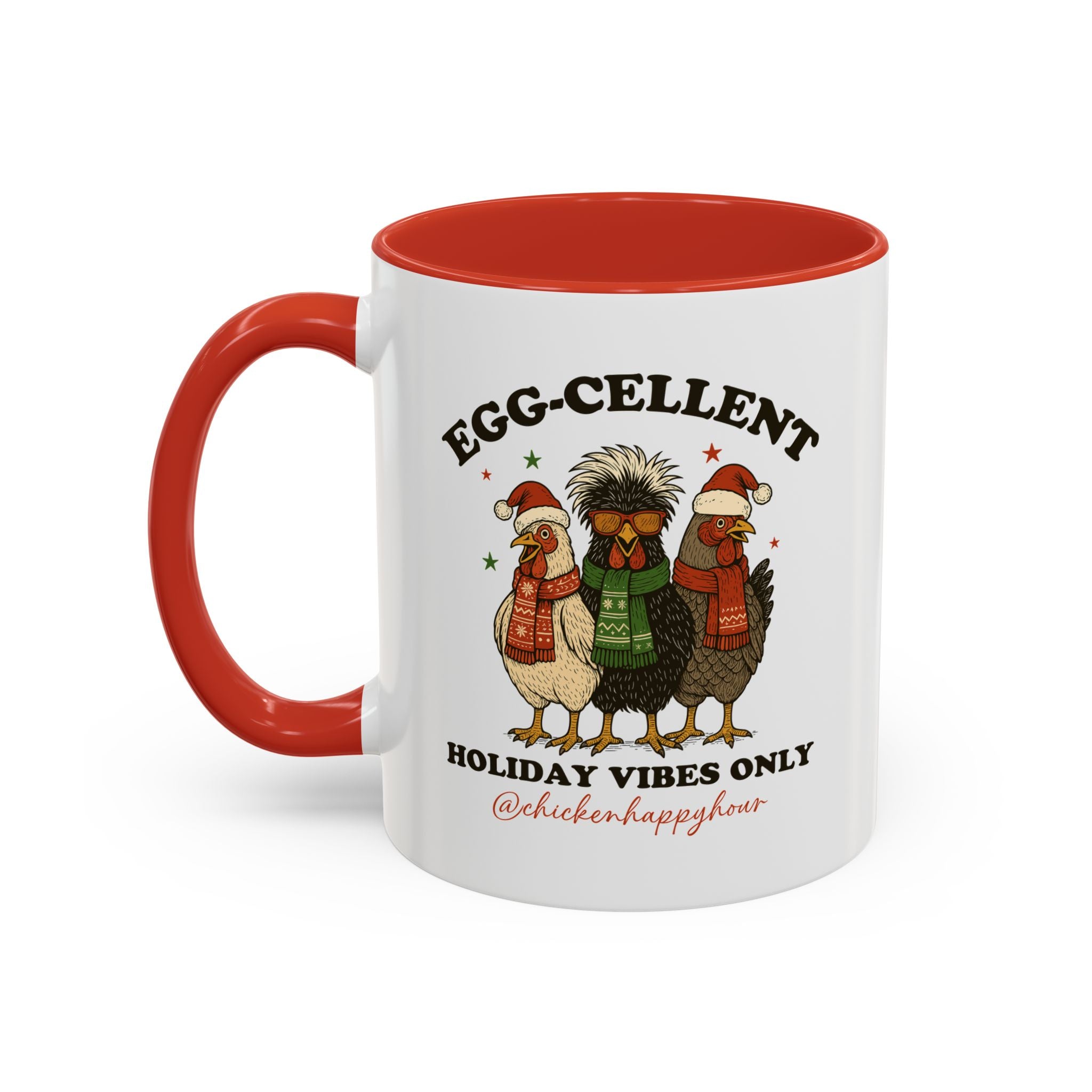 Egg-Cellent Holiday Vibes Only Coffee Mug