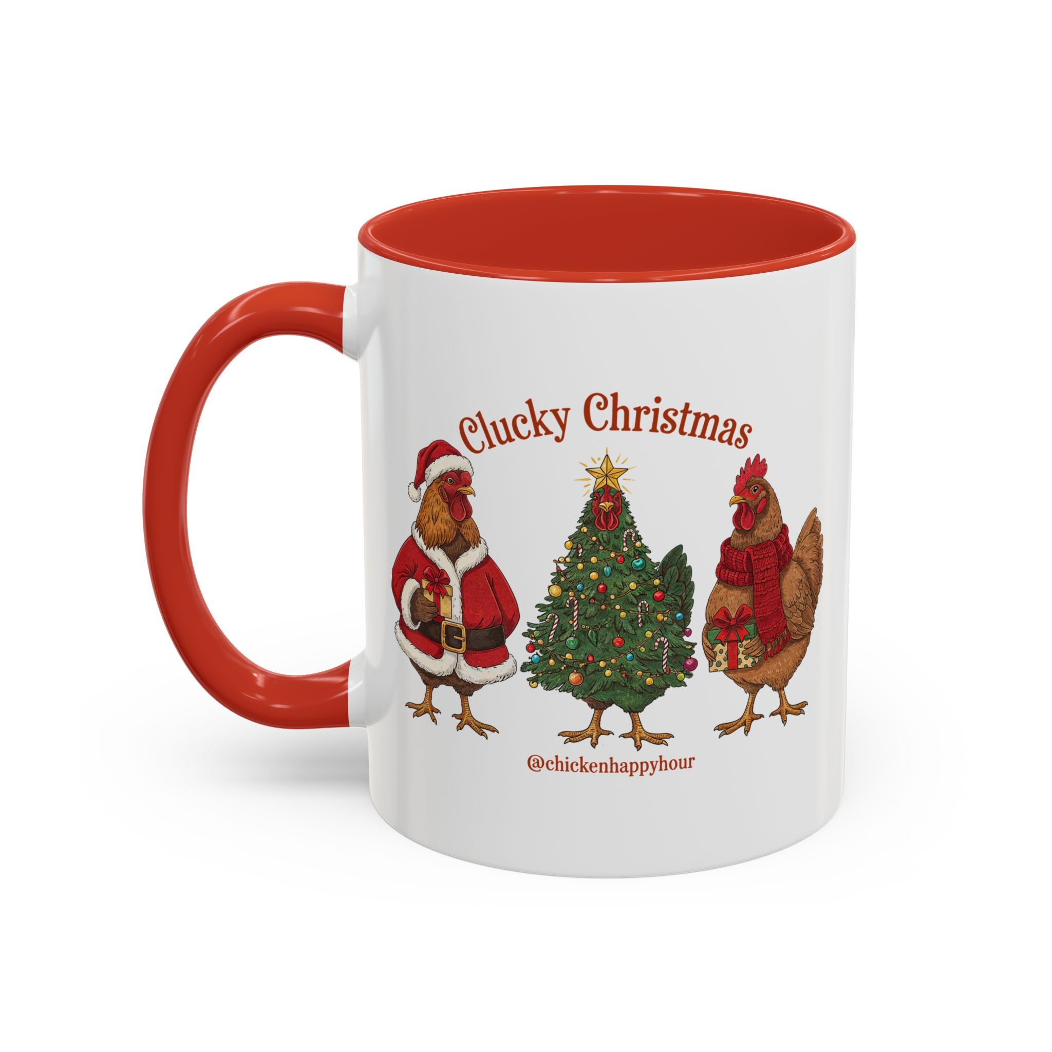 Clucky Christmas Coffee Mug