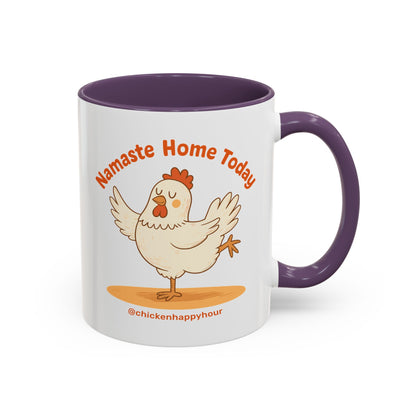 Namaste Cluck Coffee Mug