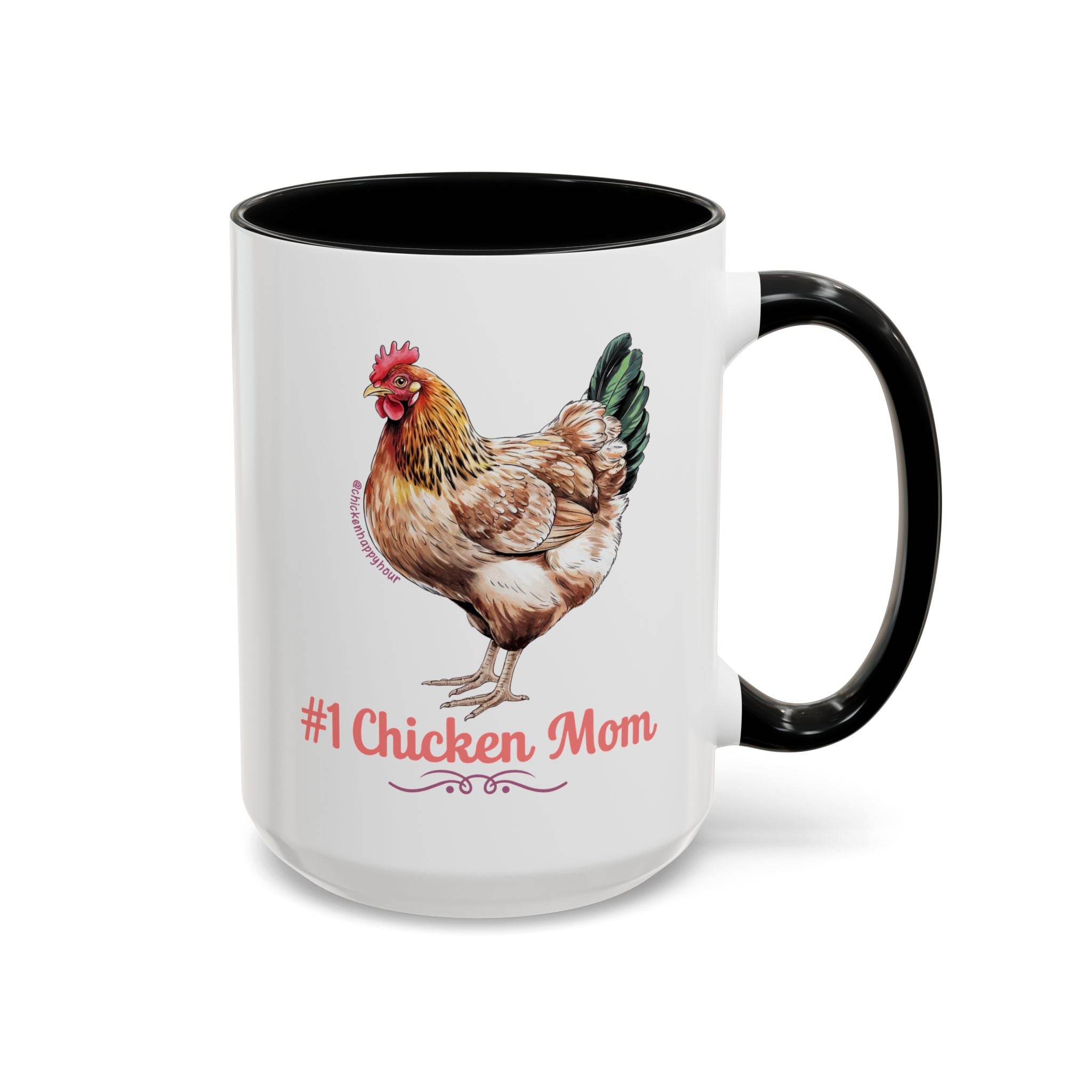 #1 Chicken Mom Coffee Mug