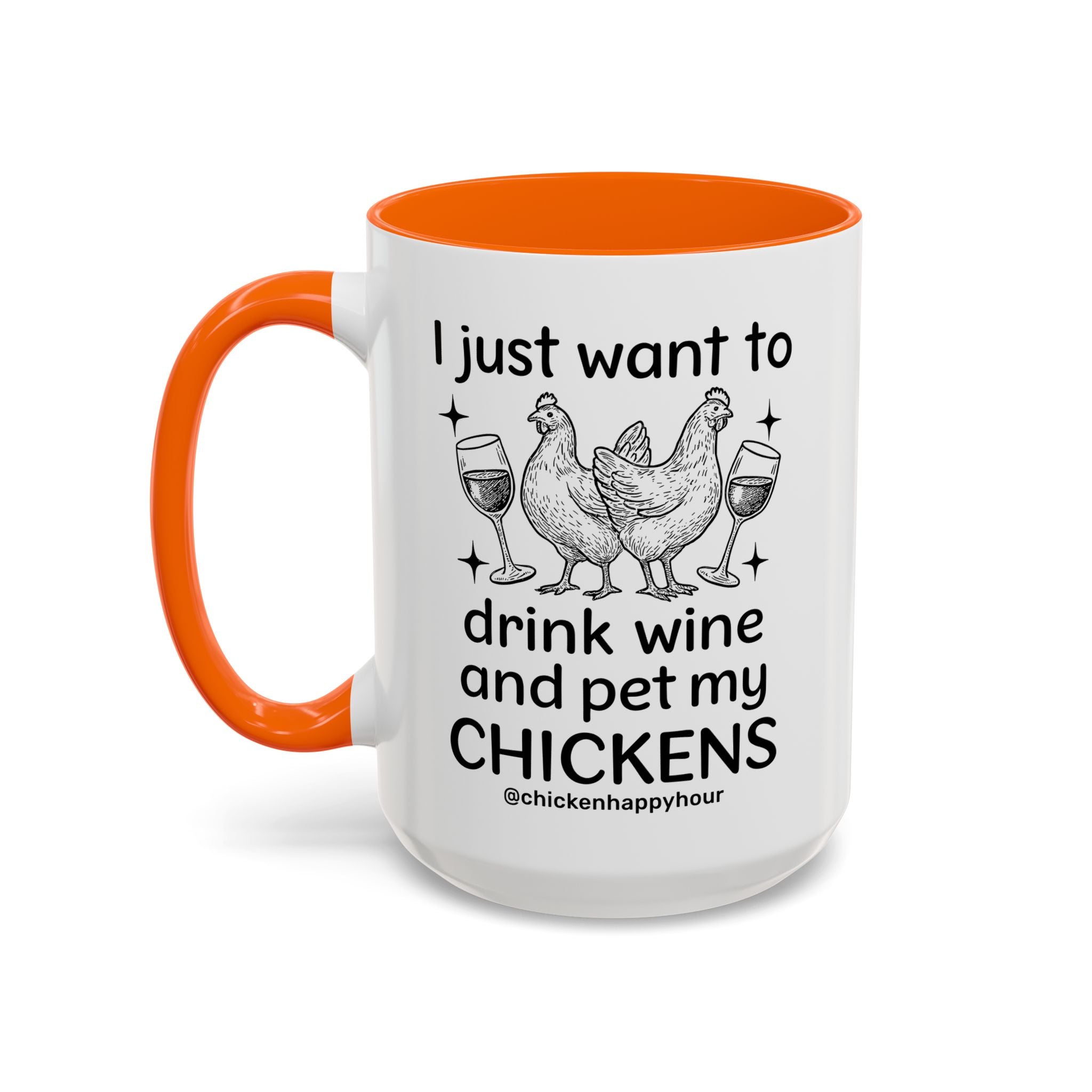 Wine and Chickens Coffee Mug