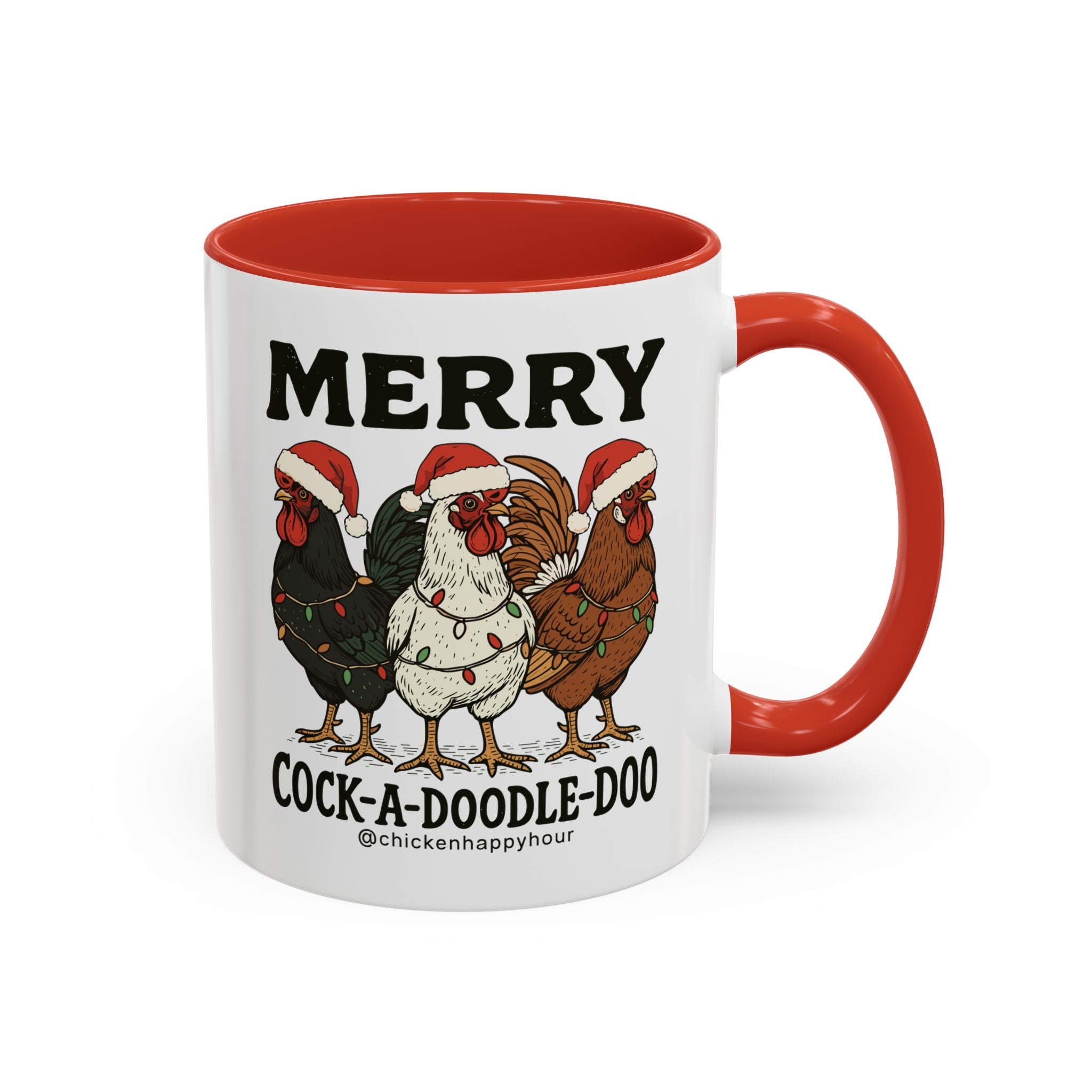 Merry Cock  a Doodle Doo Coffee Mug