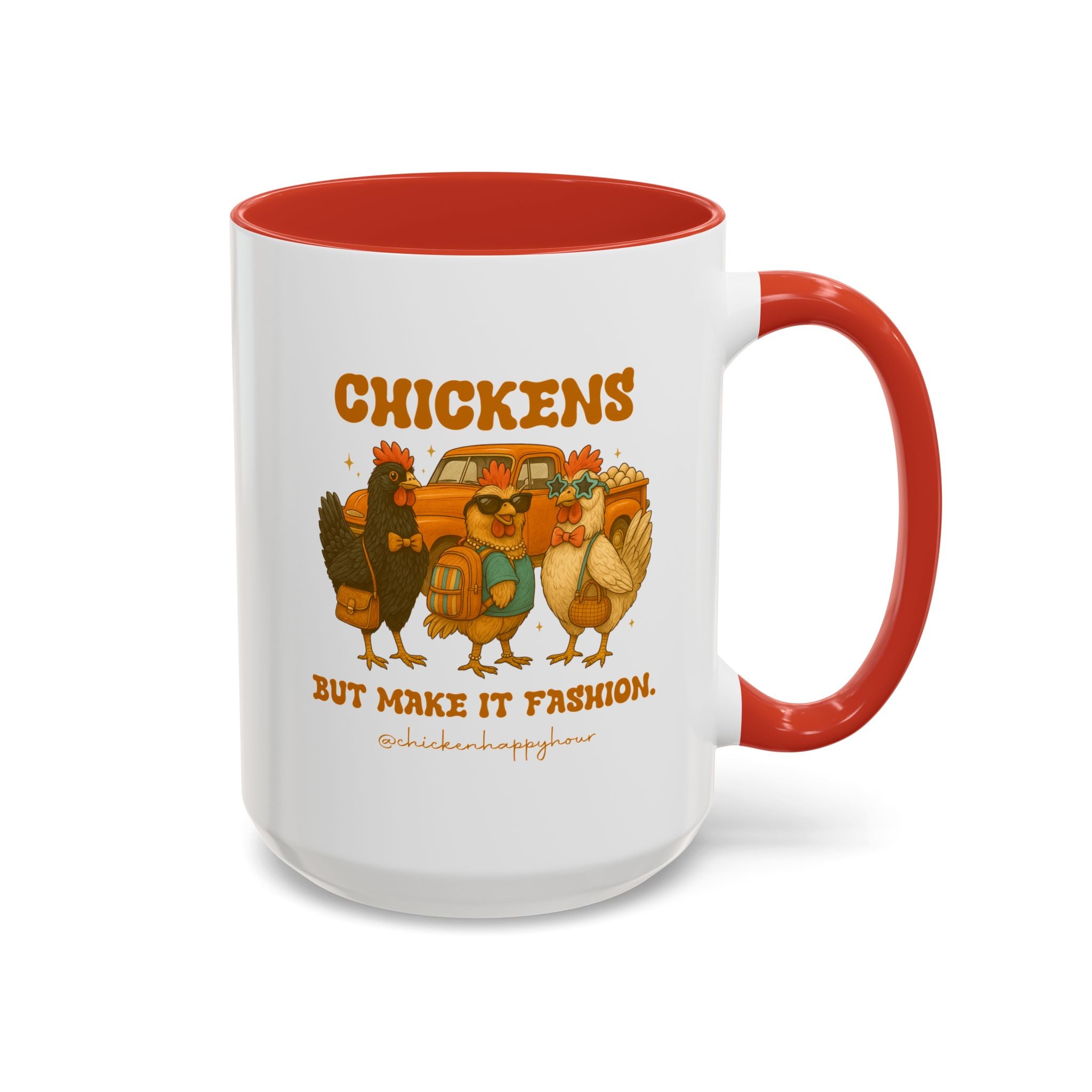 Chickens But Make it Fashion Coffee Mug