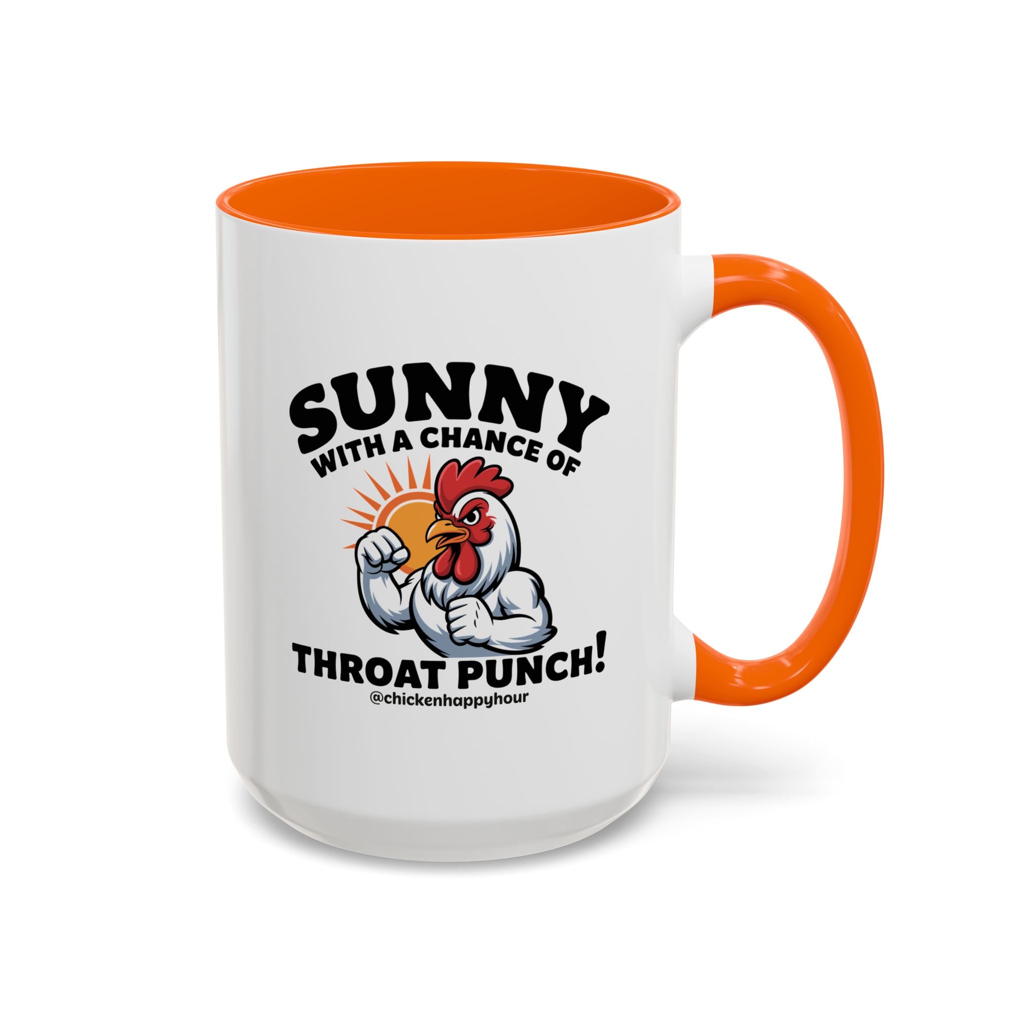 Sunny with a Chance of Throat Punch Coffee Mug