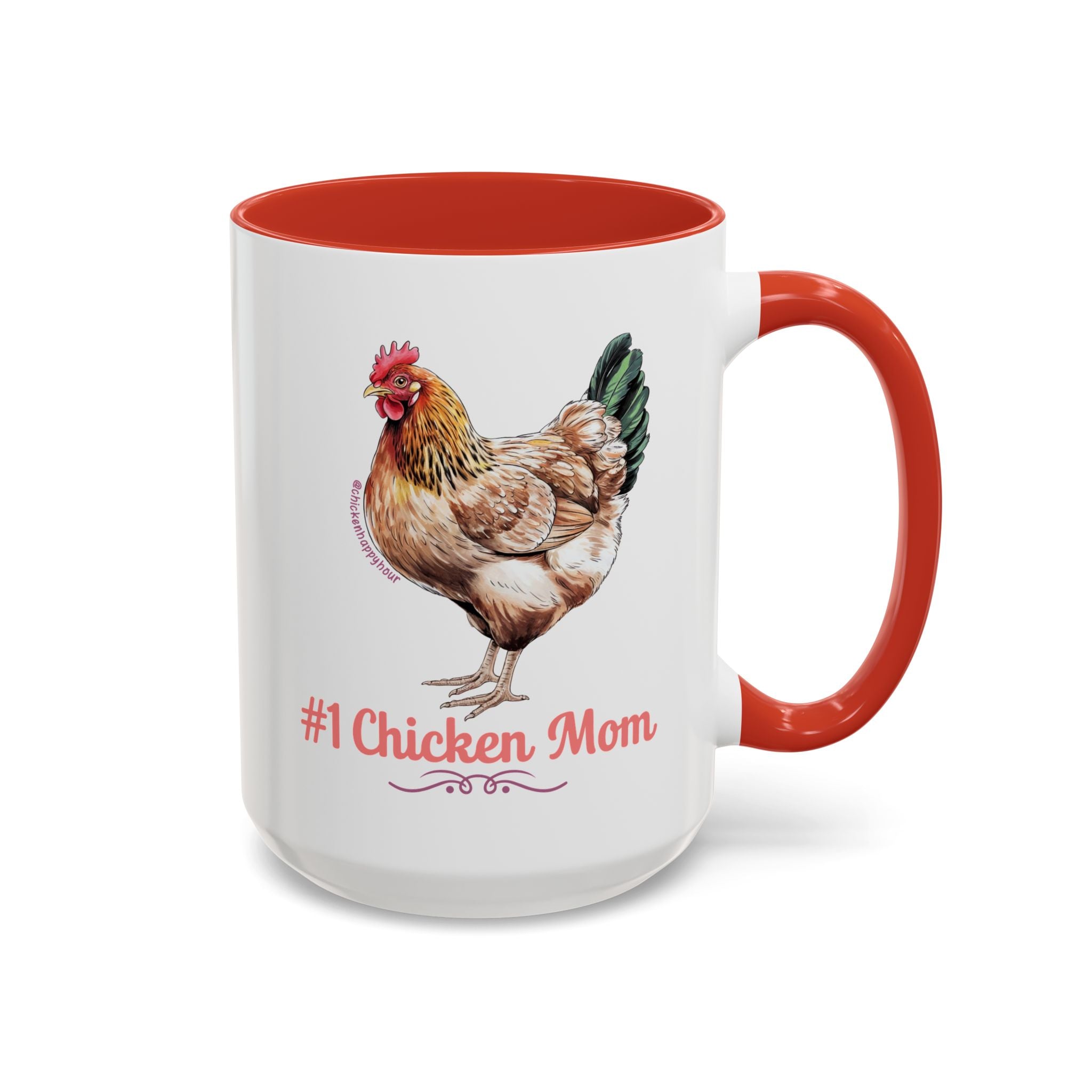 #1 Chicken Mom Coffee Mug