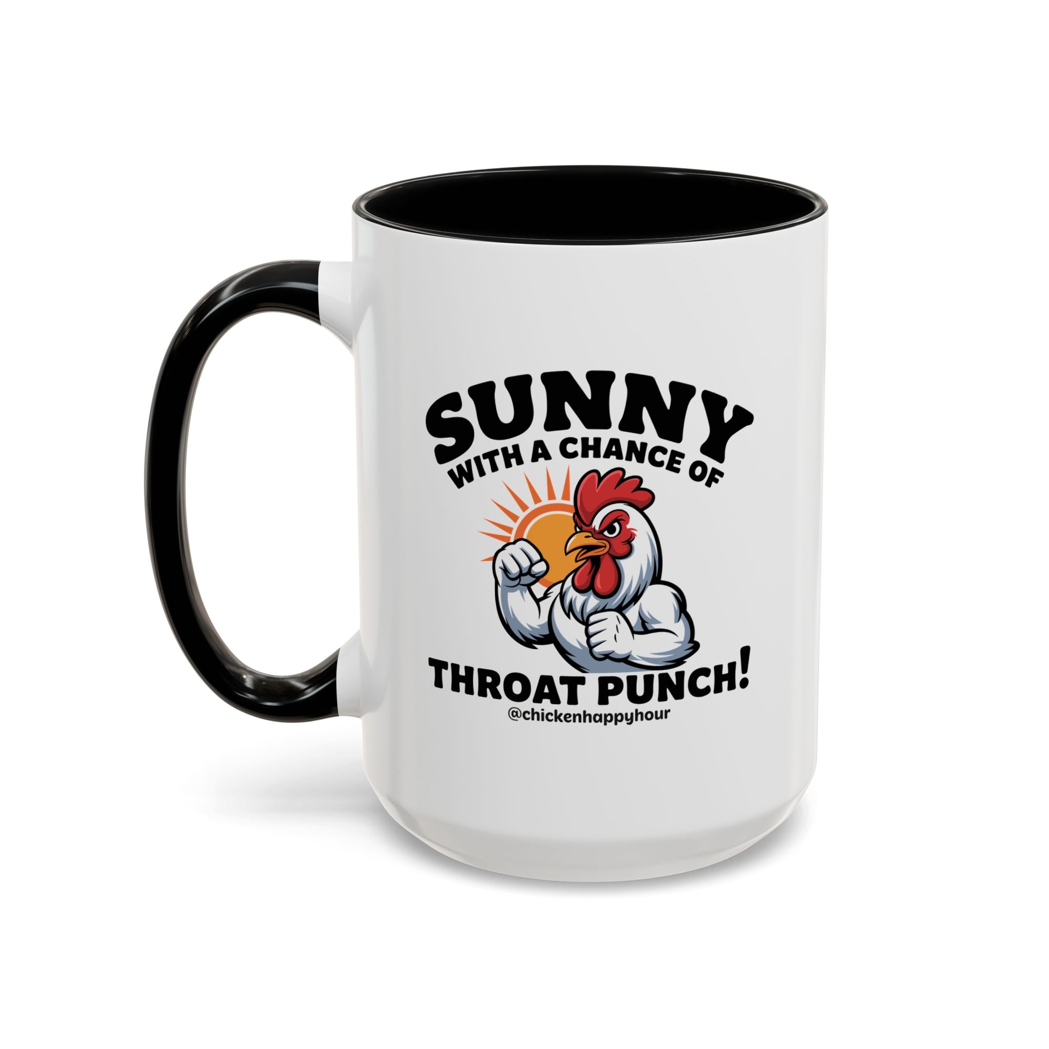 Sunny with a Chance of Throat Punch Coffee Mug