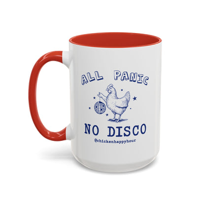 All Panic No Disco Coffee Mug