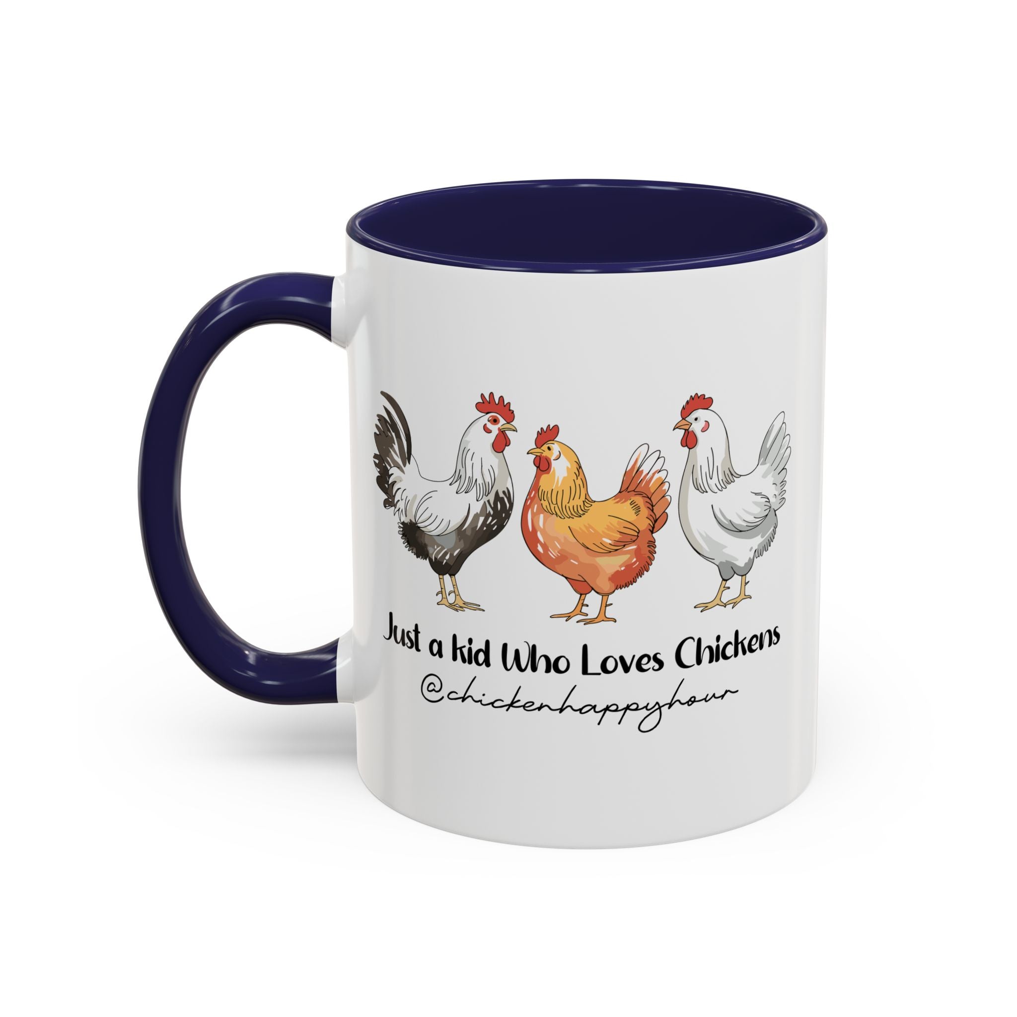 Just a kid Who Loves Chickens Coffee Mug