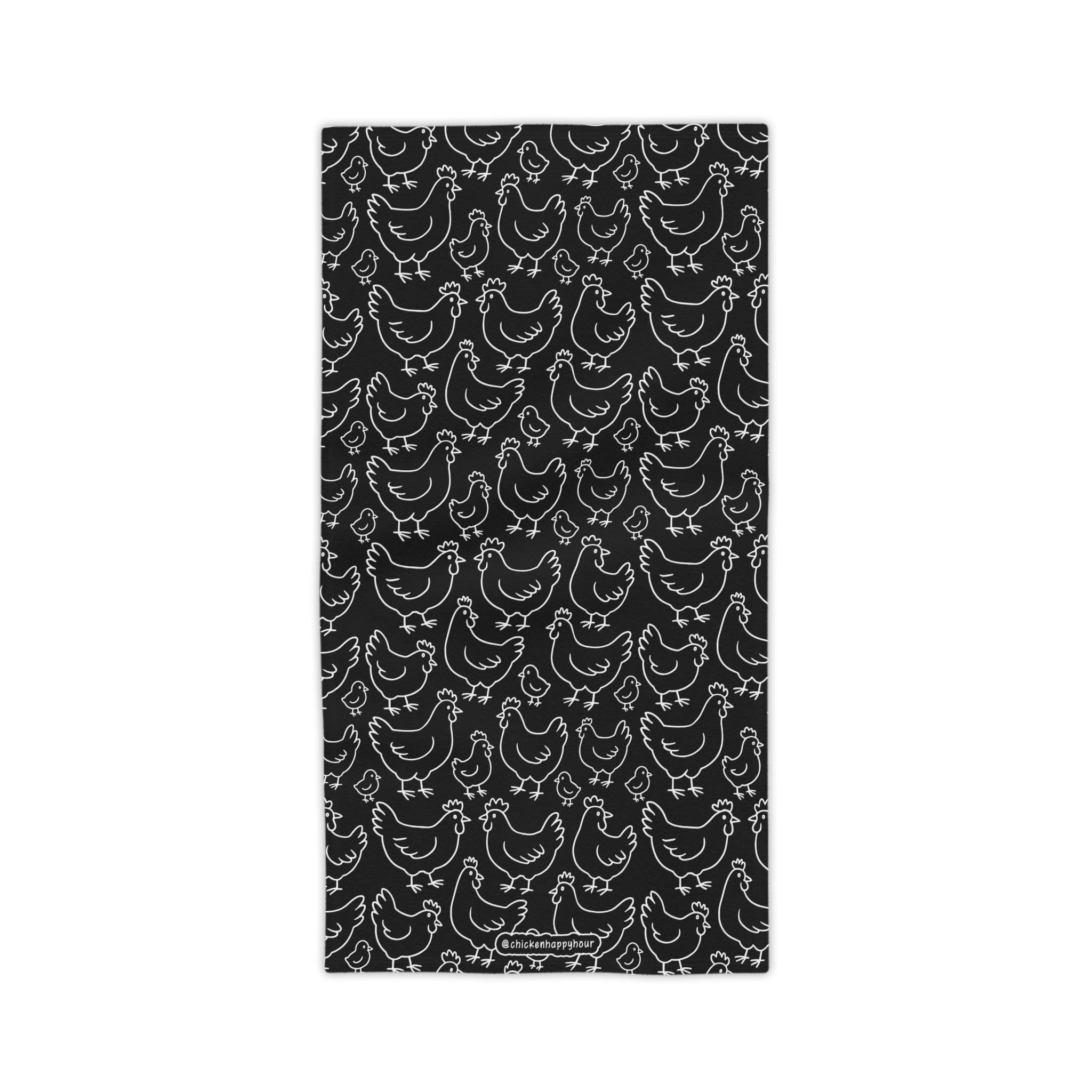 Chicken Pattern Beach Towel