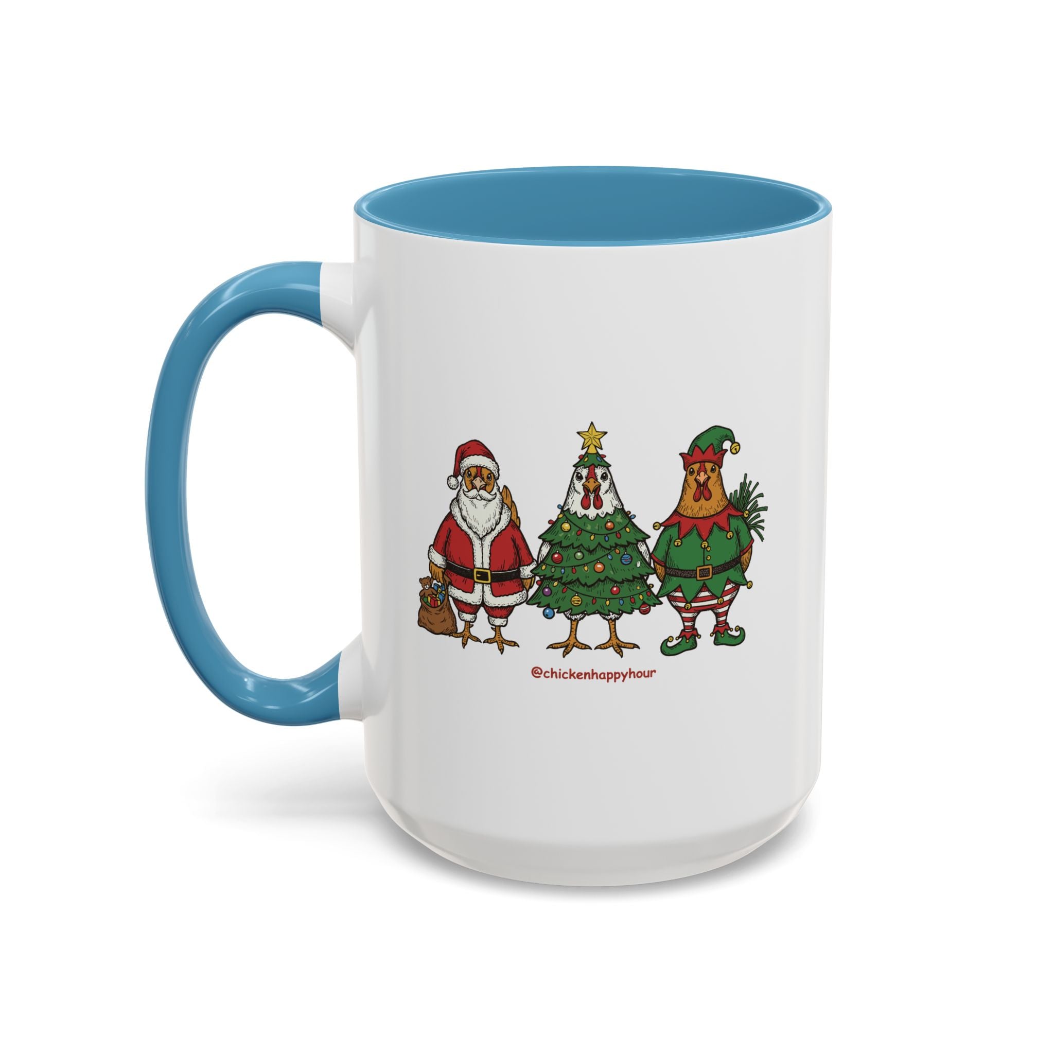 Christmas Chicken Coffee Mug