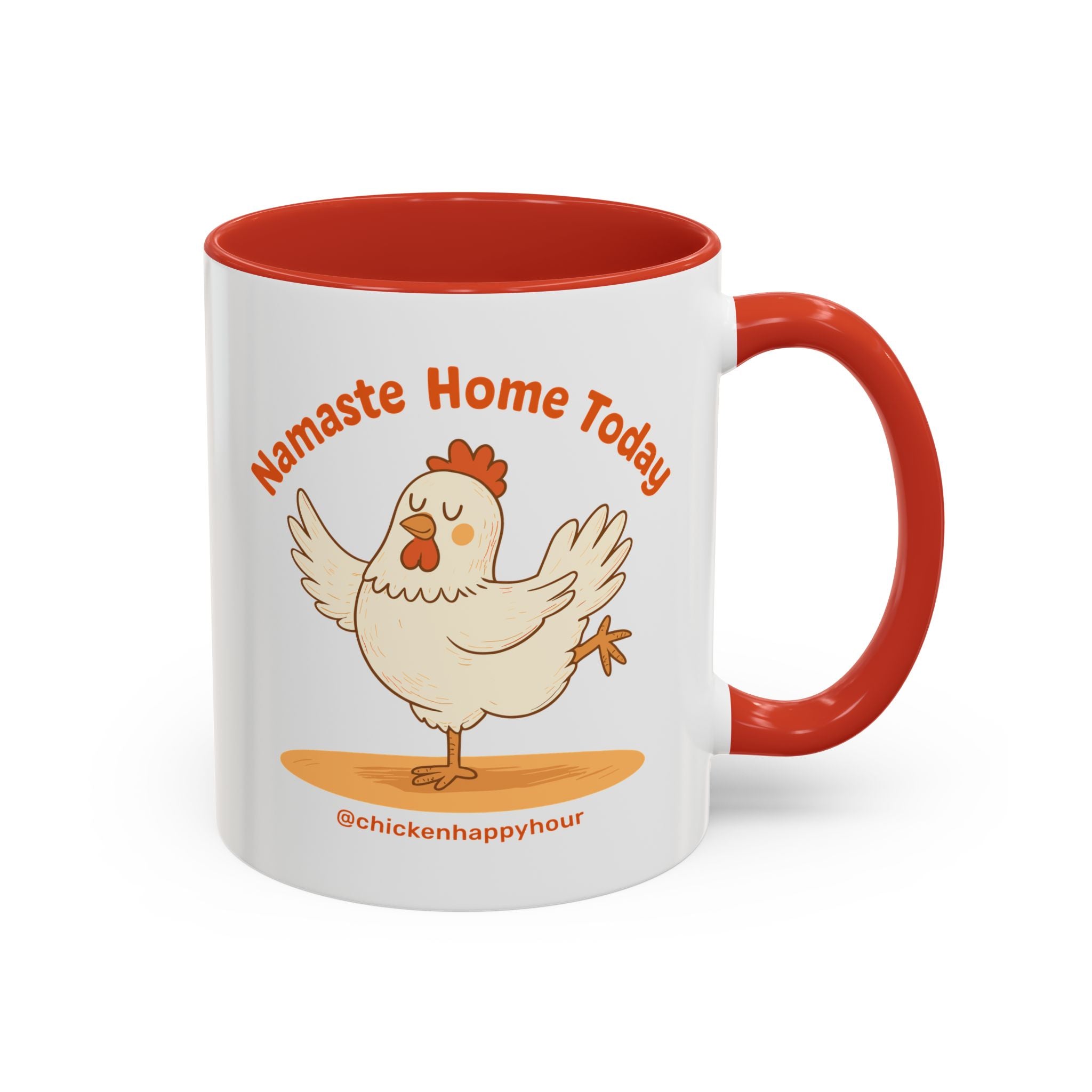 Namaste Cluck Coffee Mug