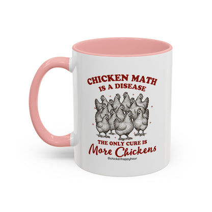 Chicken Math is a Disease Coffee Mug