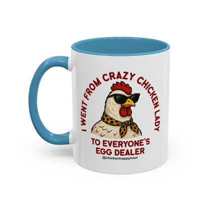 Went From Crazy Chicken Lady Coffee Mug