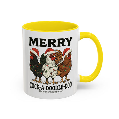 Merry Cock  a Doodle Doo Coffee Mug