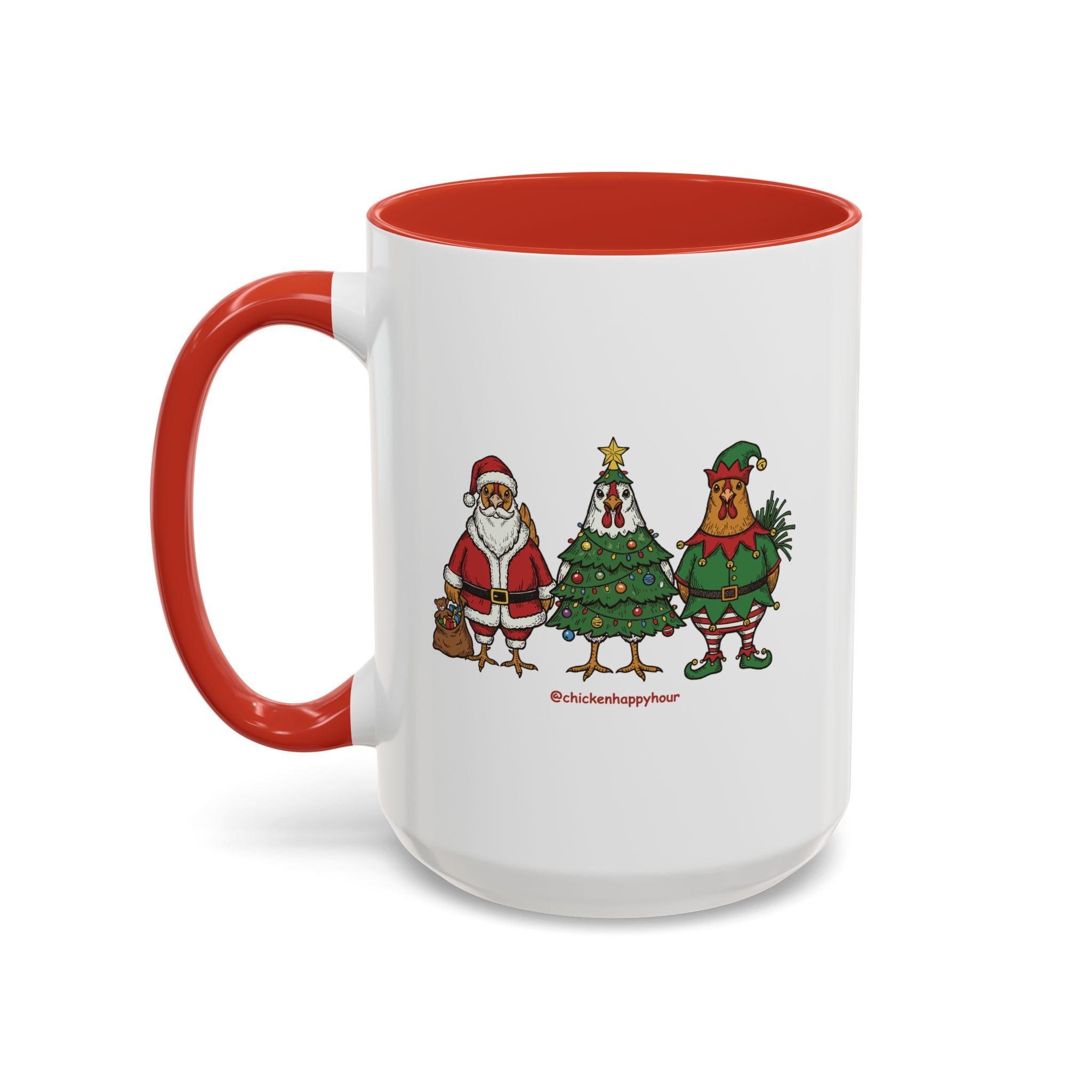 Christmas Chicken Coffee Mug
