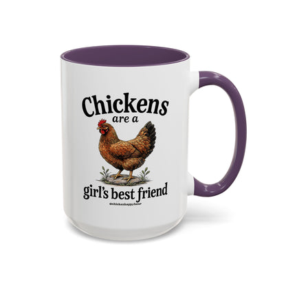 Chickens Are A Girl’s Best Friend Coffee Mug